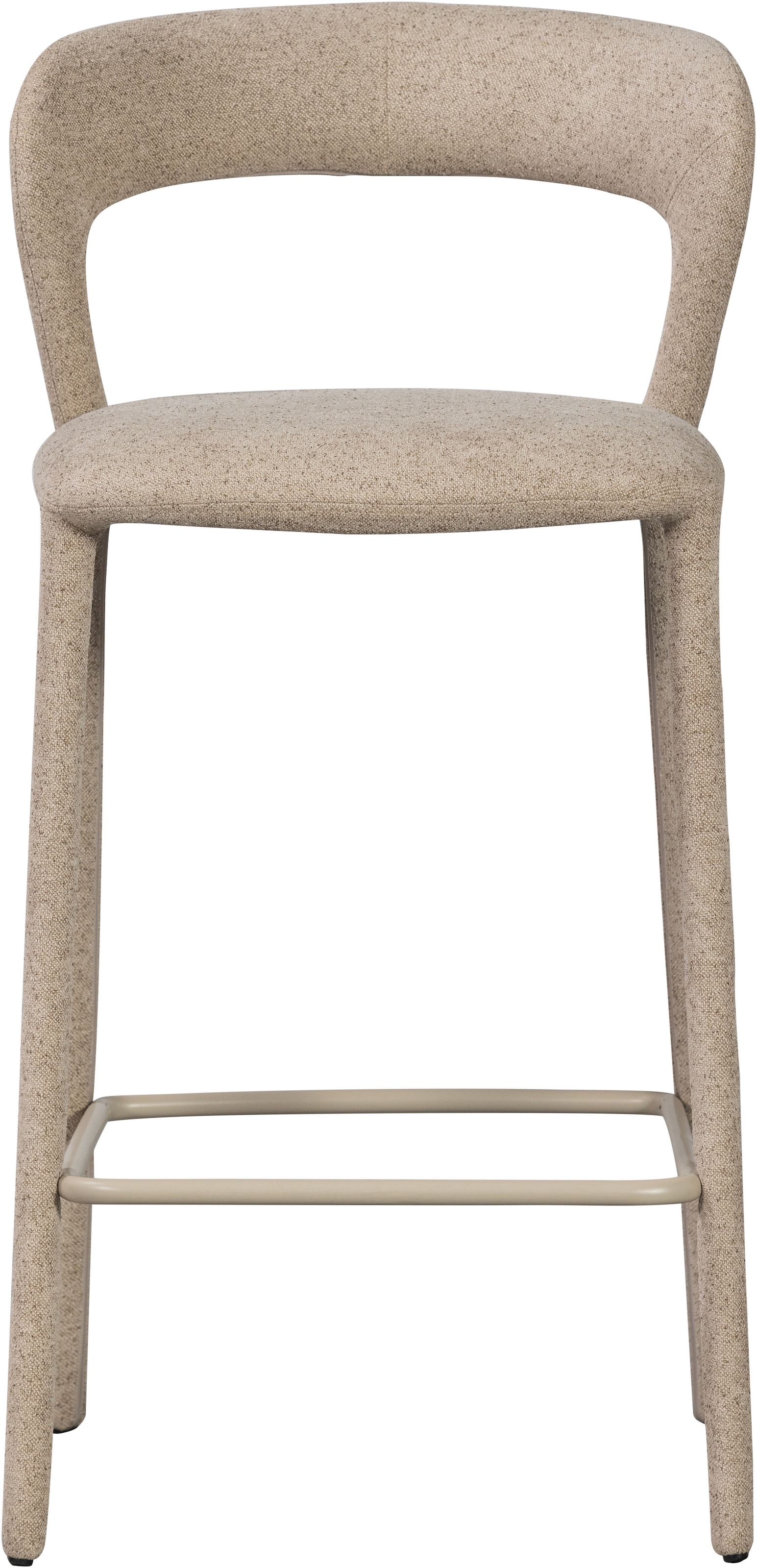 WOOOD Barhocker »Noble mit Fussstütze und vollständig gepolstertem B 48 x T 52 x H 95 cm« Gewebebezug, Belastbarkeit 150 kg, hohe Verschleissfestigkeit