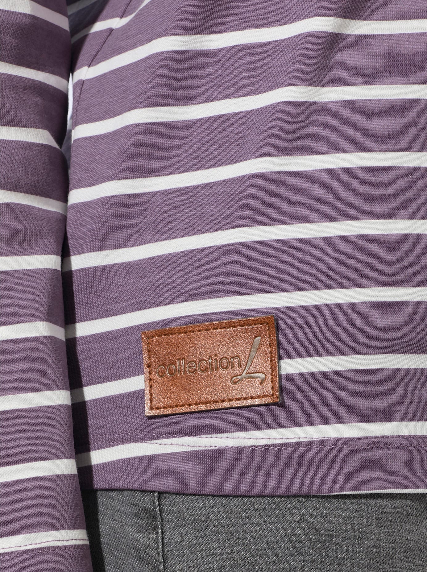 Casual Looks Shirt à col rond »Ringelshirt« 1