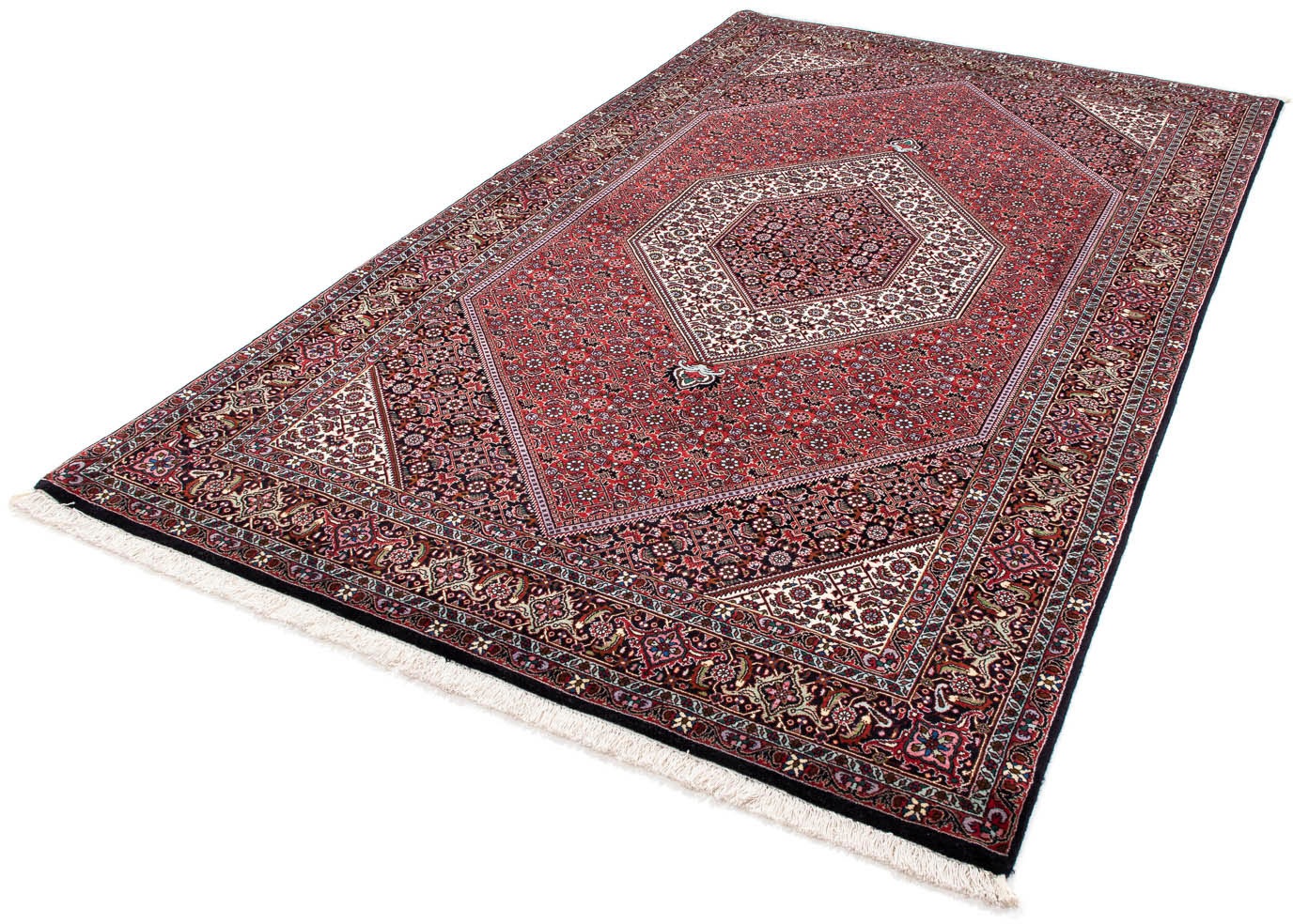 Image of morgenland Orientteppich »Perser - Bidjar - 250 x 149 cm - rot«, rechteckig, 15 mm Höhe, Wohnzimmer, Handgeknüpft, Einzelstück mit Zertifikat bei Ackermann Versand Schweiz