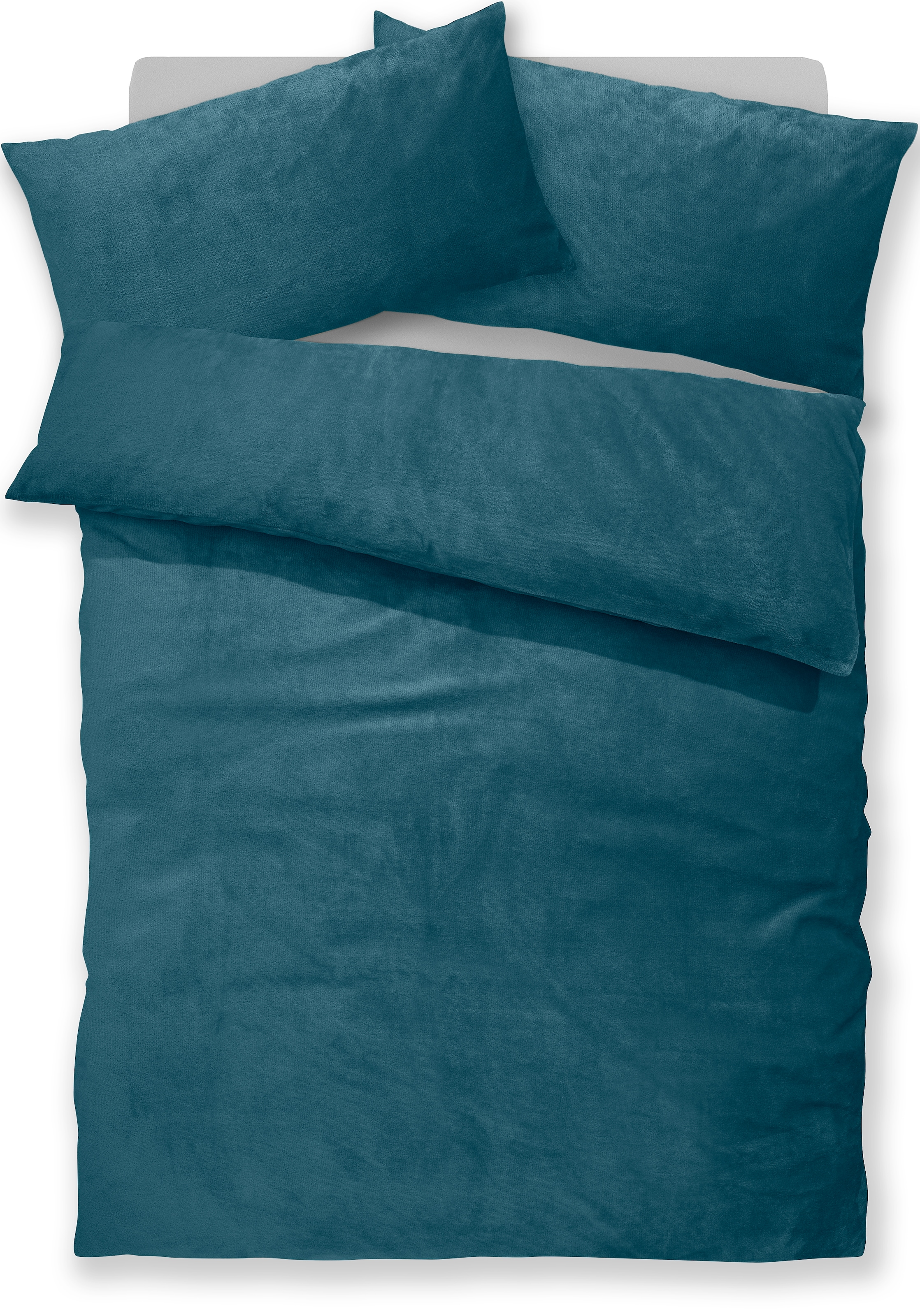 GOODproduct Linge de lit »Desner3« 2 linge de lit avec fermeture éclair, toucher cachemire, douillet et doux
