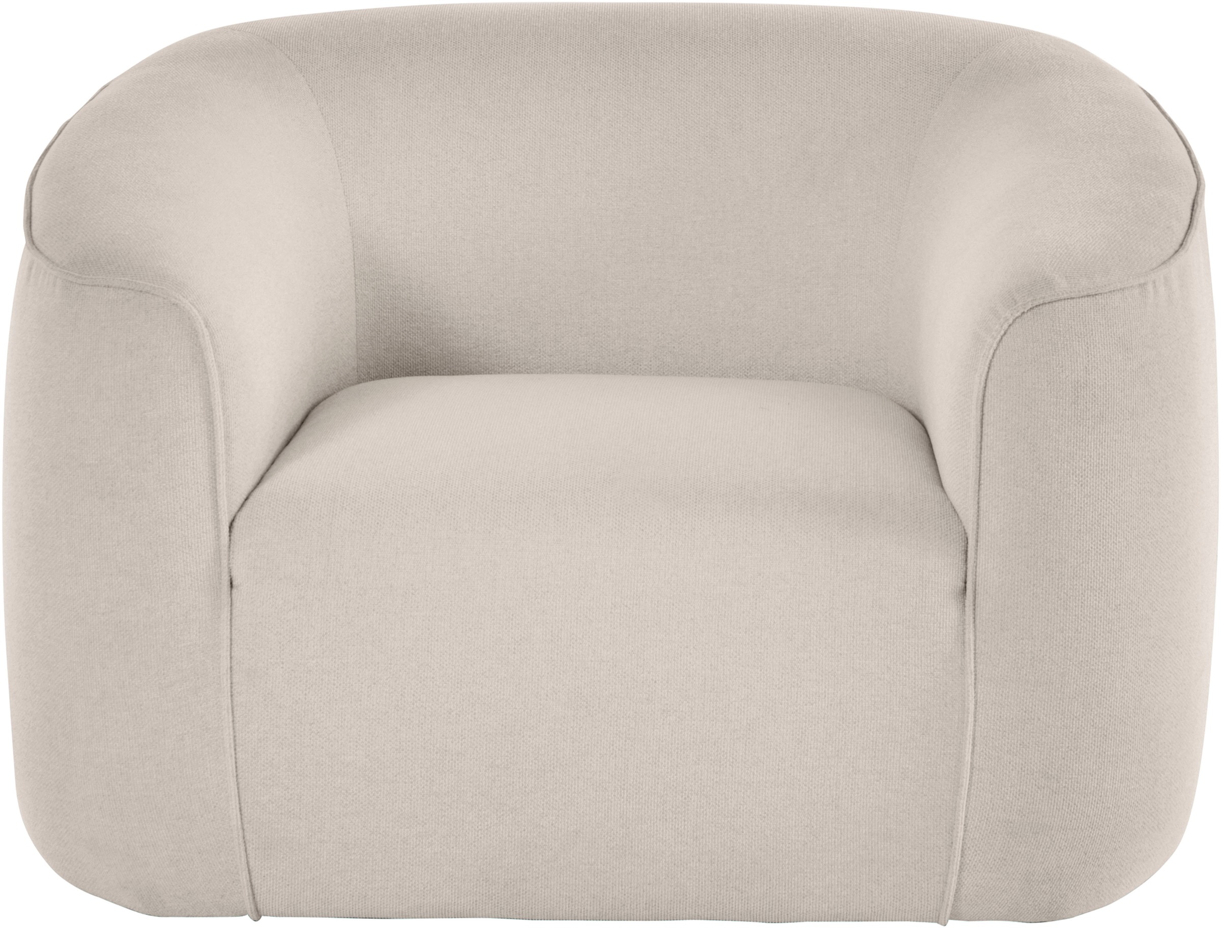 LeGer Home by Lena Gercke Fauteuil »LYZA Relaxsessel, Loungesessel, Masse B/T/H: 113/95/71 cm« organische Form, mit Wellenunterfederung, gemütlich und modern