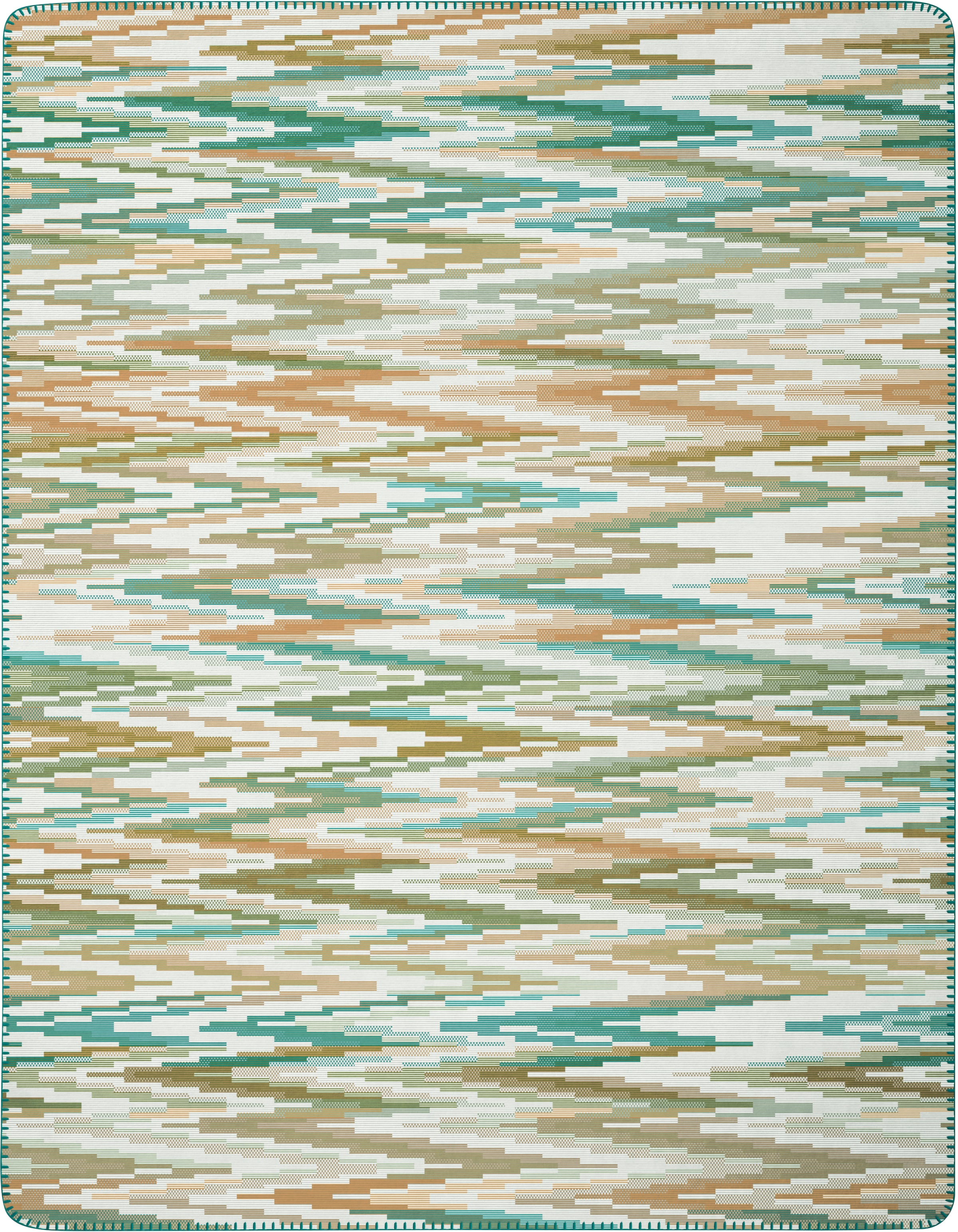 Image of Biederlack Wohndecke "Wohndecke Mission Teal" im modernen Design
