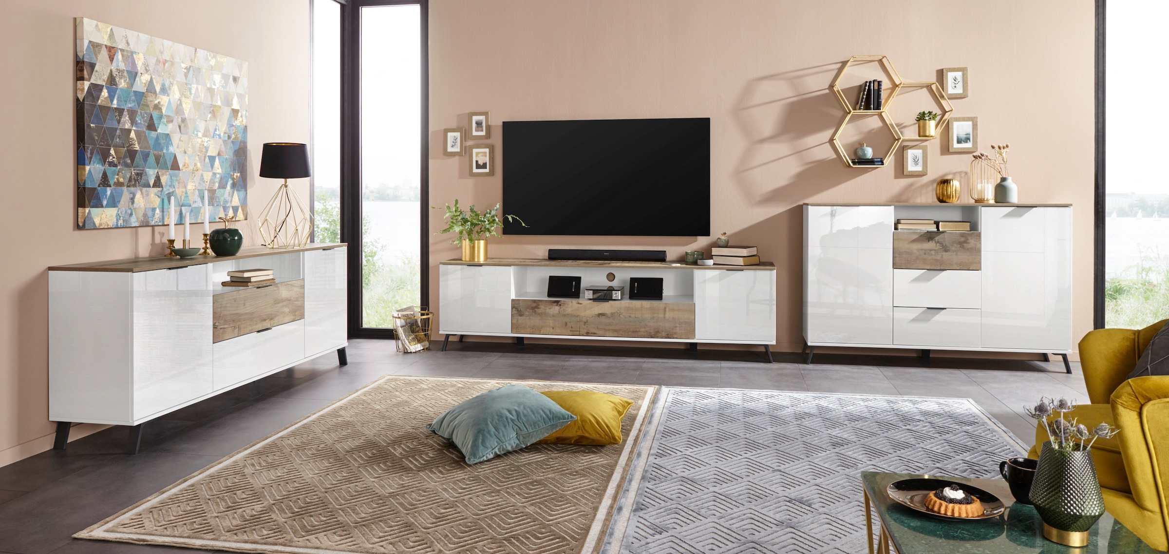 INOSIGN Lowboard »CASANOVATV-Board, TV-Schrank«, Breite ca. 220 cm