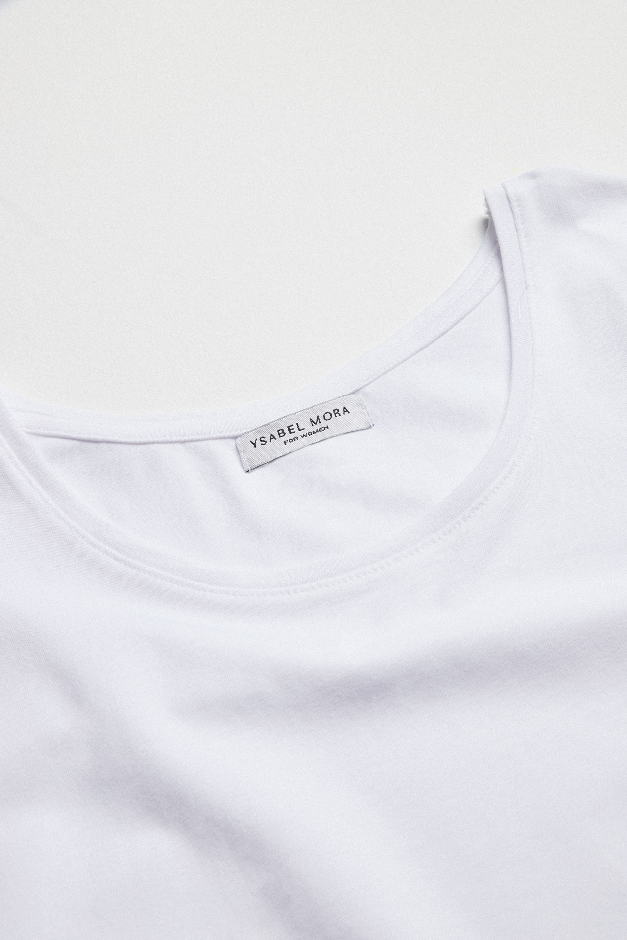 YSABEL MORA Kurzarmshirt, (2er Pack), mit Rundhals, elastisch, Baumwollmix, weich, Basic