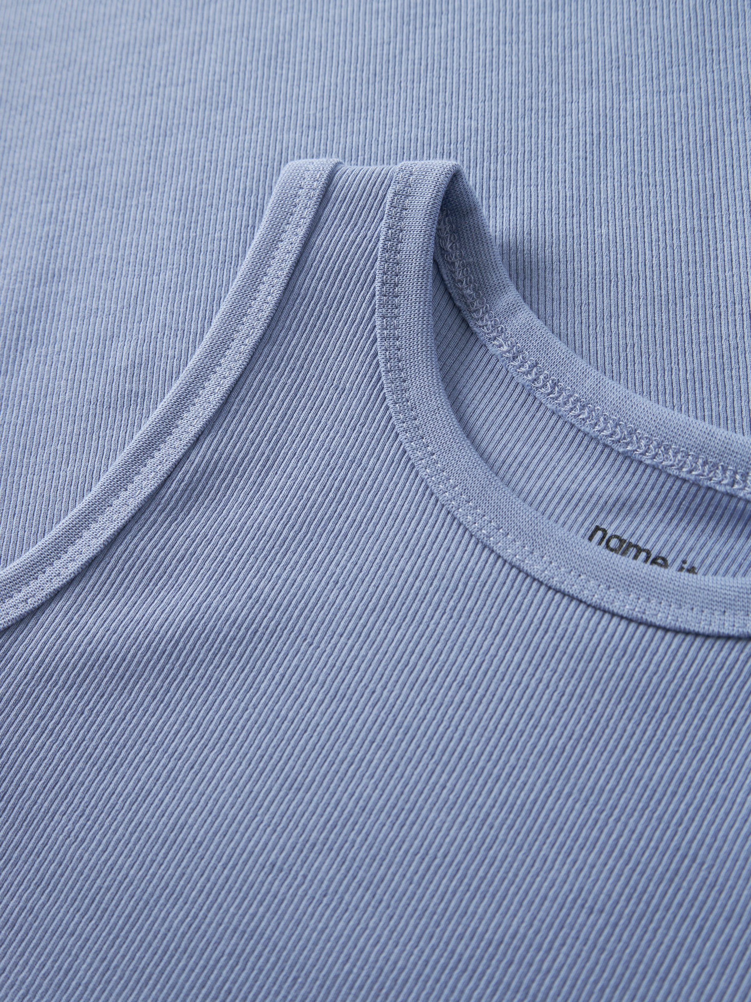 Name It Robe en jersey »NKFNAKAL SL SLIM DRESS NOOS« Baumwollmischung, Jersey Rippware