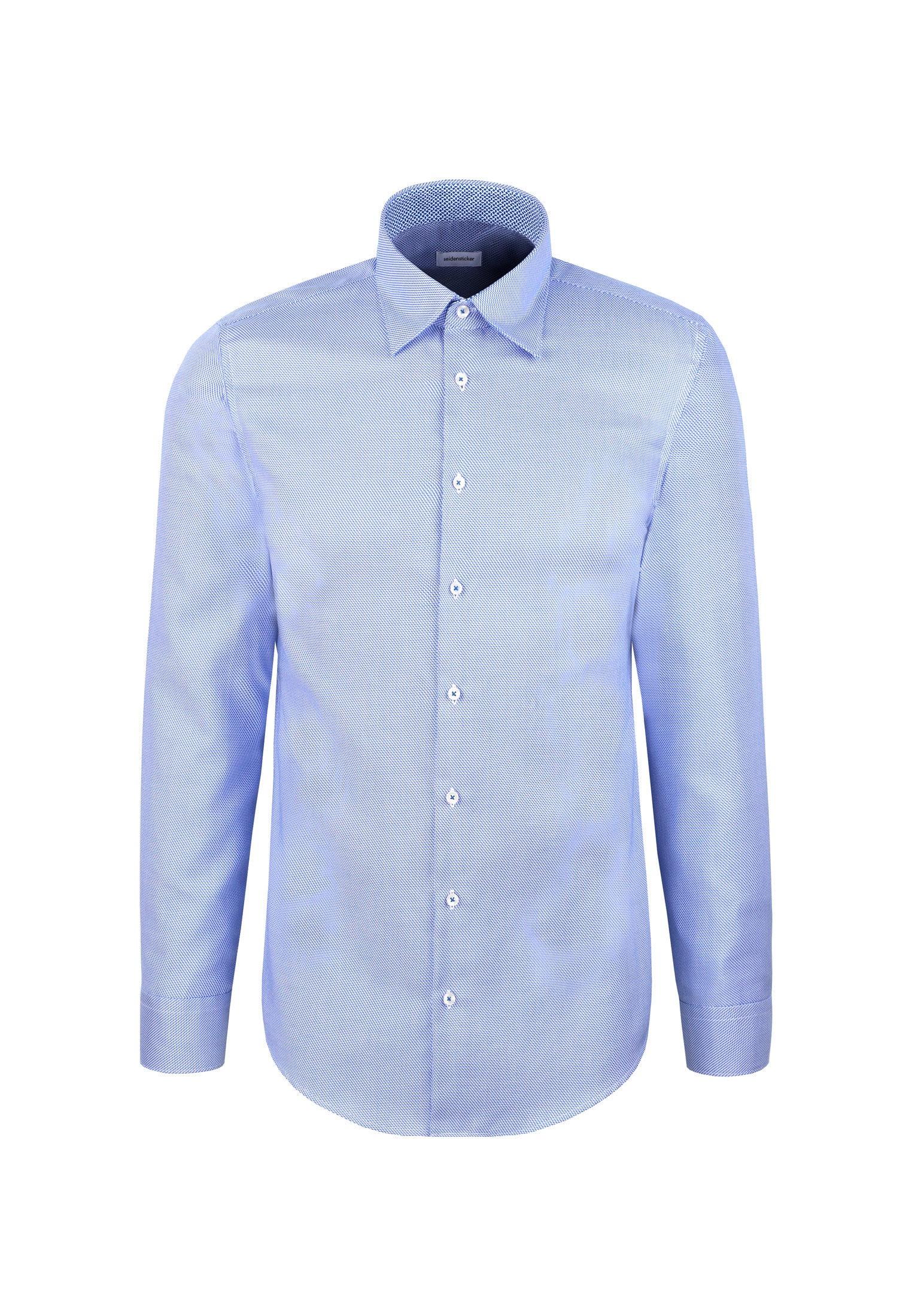 seidensticker Businesshemd »Schwarze Rose« Shaped 1/1 Covered-Button-Down-Kragen Struktur