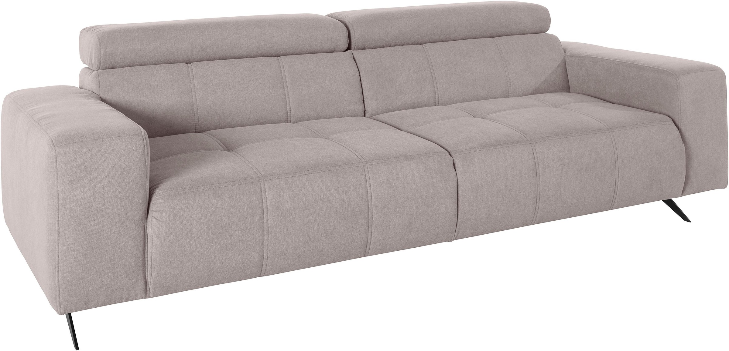 DOMO collection 2-Sitzer »Trento, mit Kufenfuss oder Einzelfuss«, wahlweise mit Kopfteilverstellung und in zwei Grössen erhältlich