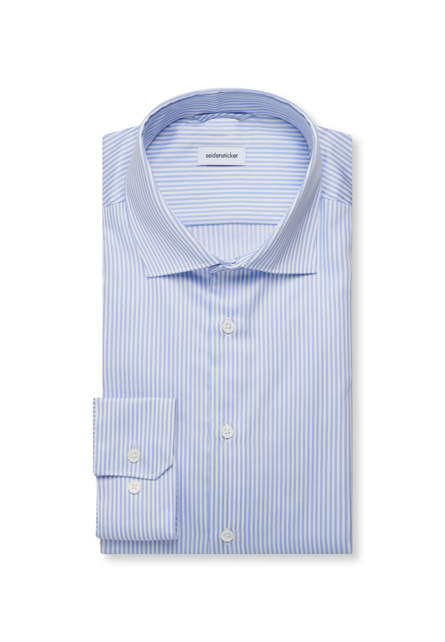 seidensticker Chemise d'affaires »Schwarze Rose« Regular 1/1 Kentkragen Gestreift