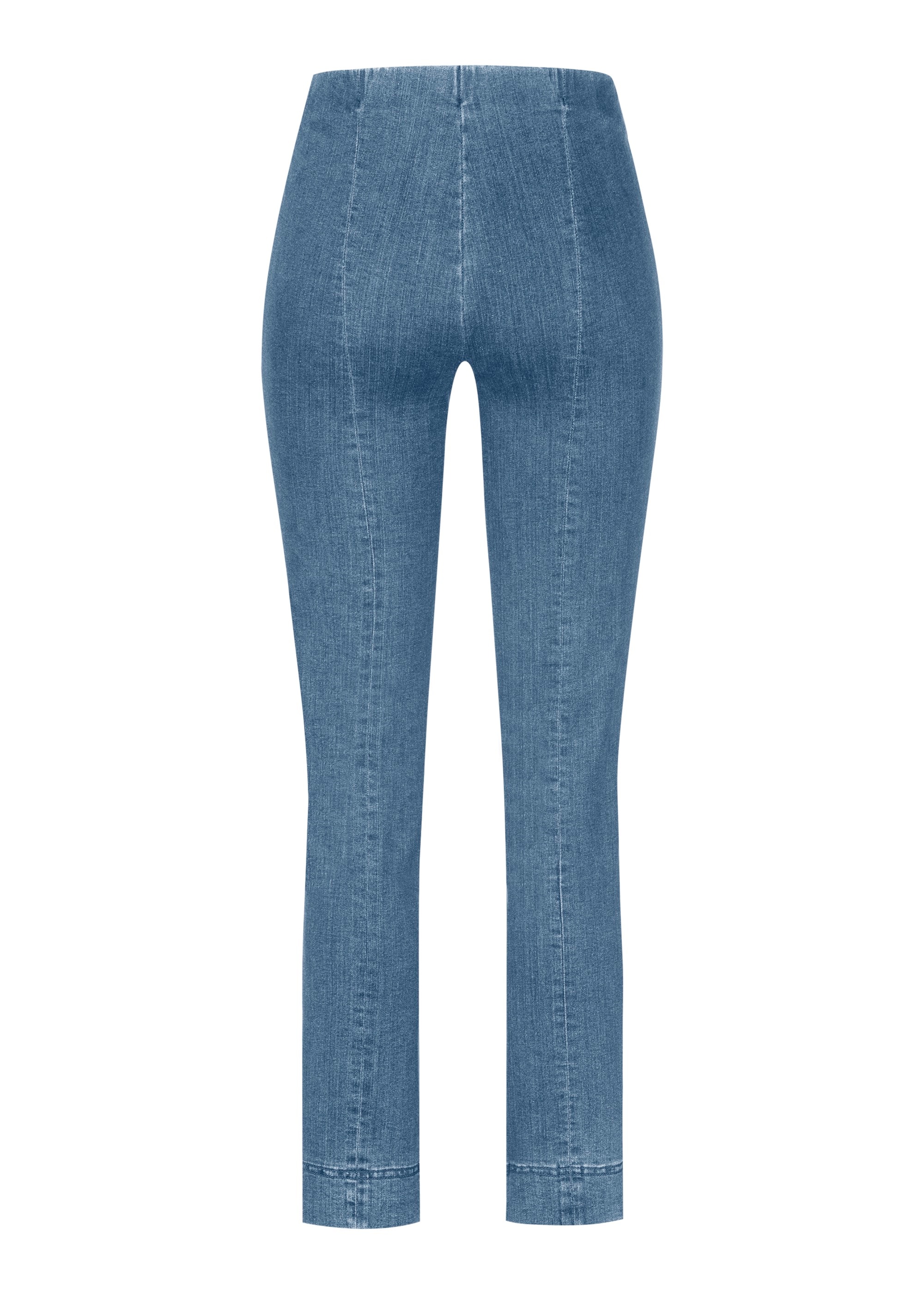 Stehmann Pantalon stretch  in blauer Waschung