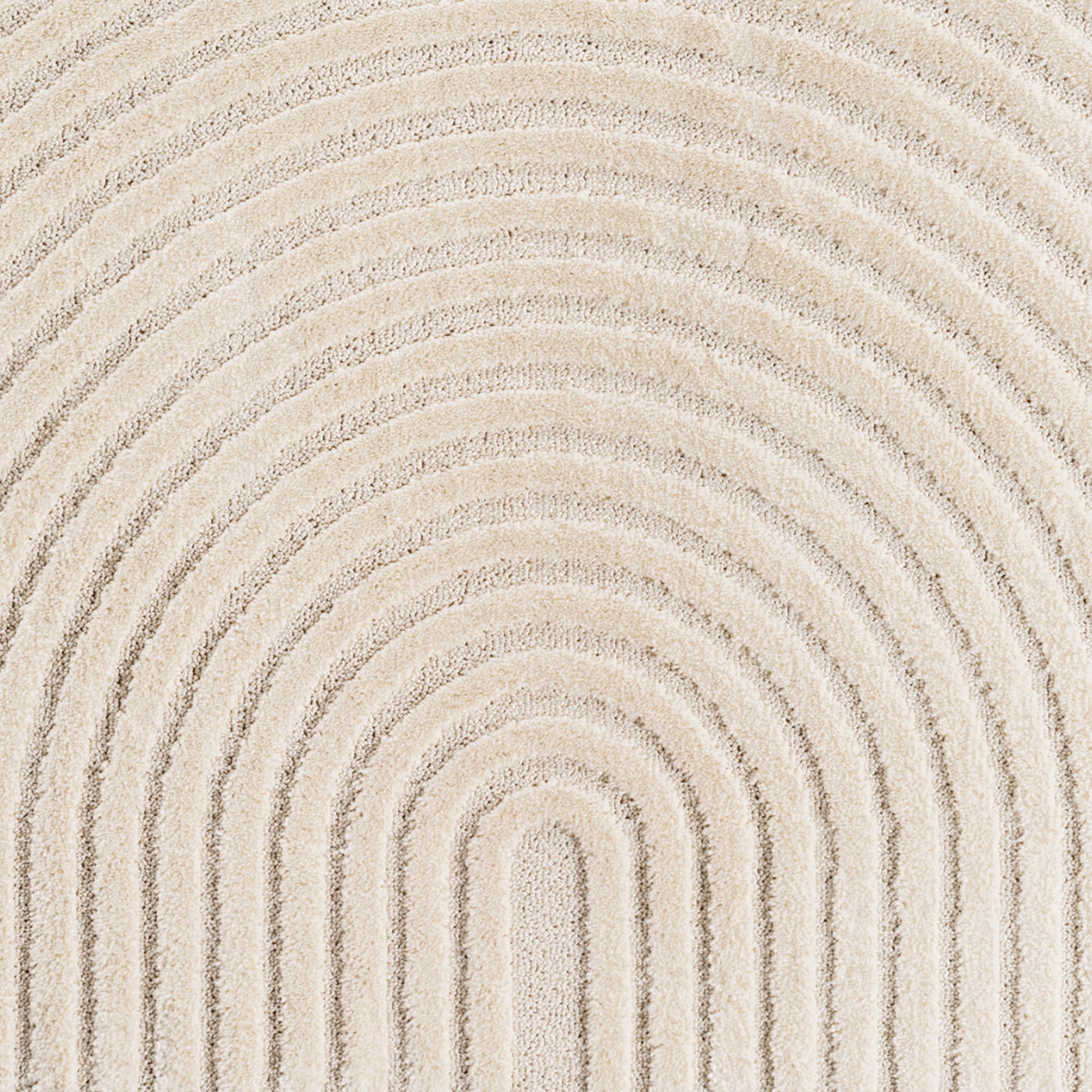 Ayyildiz Teppiche Teppich »ART 1122  , auch als Läufer und in Rund erhältlich« rund 8 mm Höhe Boho Design, 3D Optik, Struktur Hoch Tief, skandinavisch, Wohnzimmer