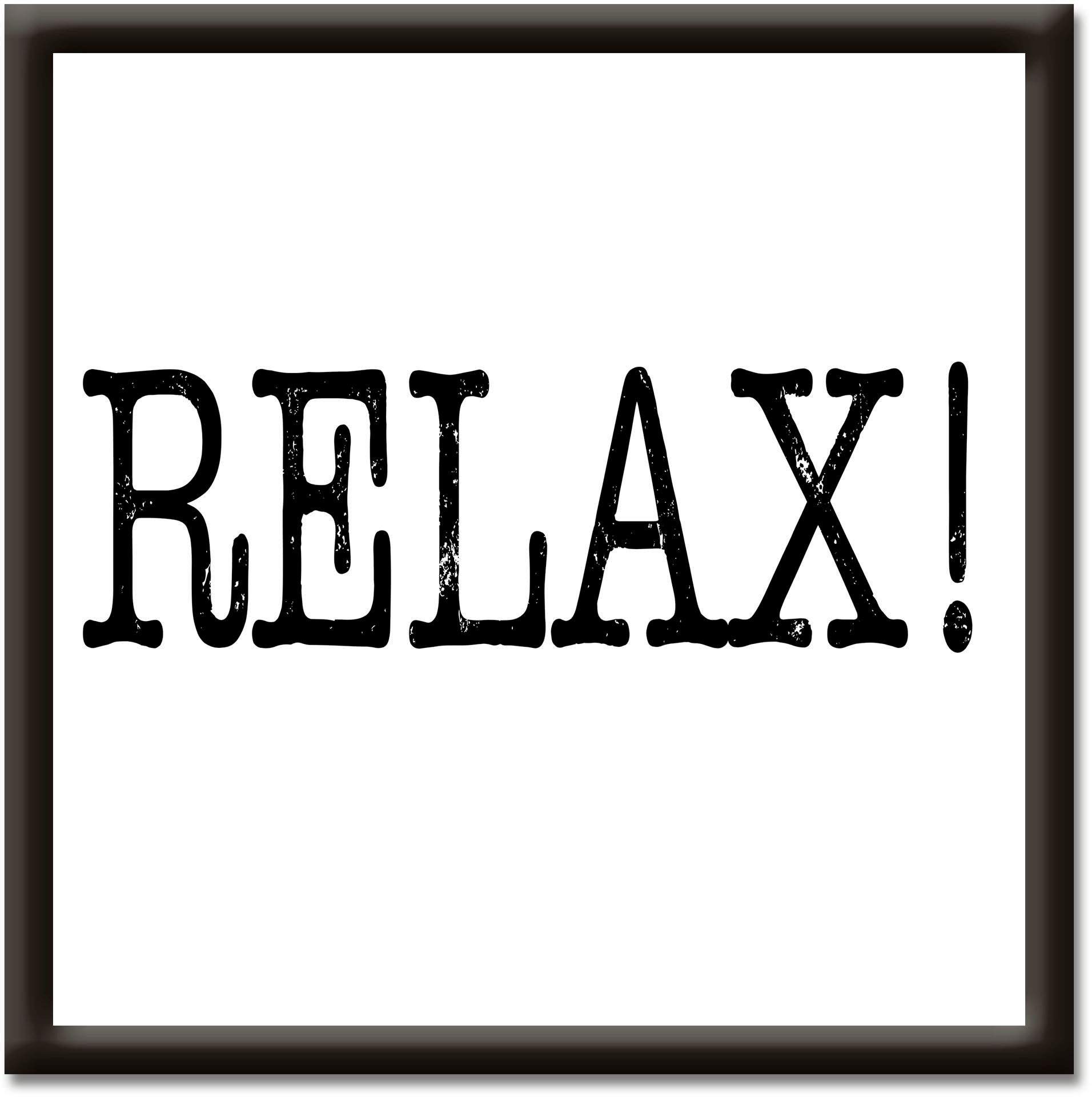 Image of Artland Wandbild »Entspannen«, Sprüche & Texte, (1 St.) bei Ackermann Versand Schweiz