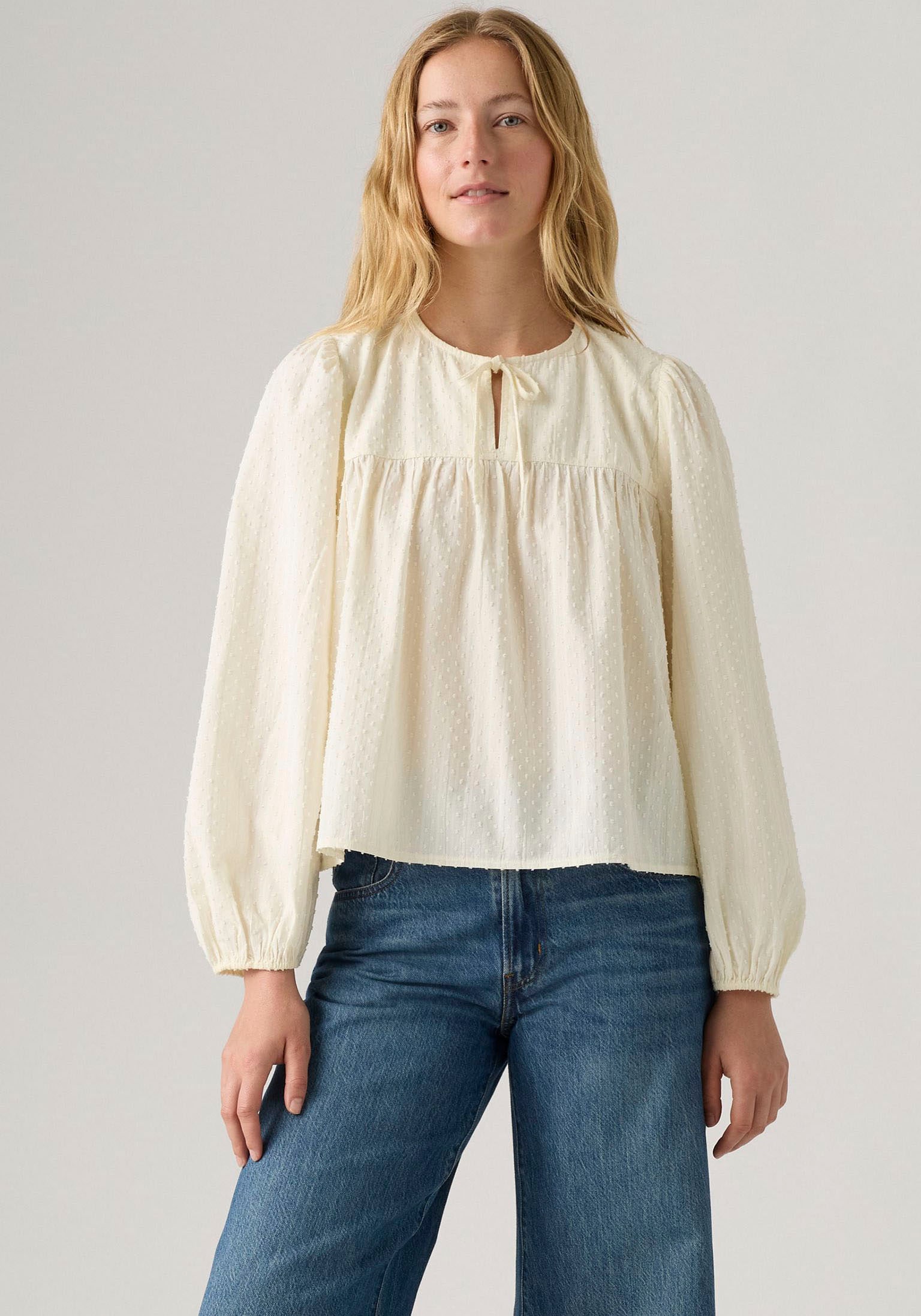 Image of Levis Klassische Bluse "JOSEPHINE LS HOLI" mit elastischem Bund