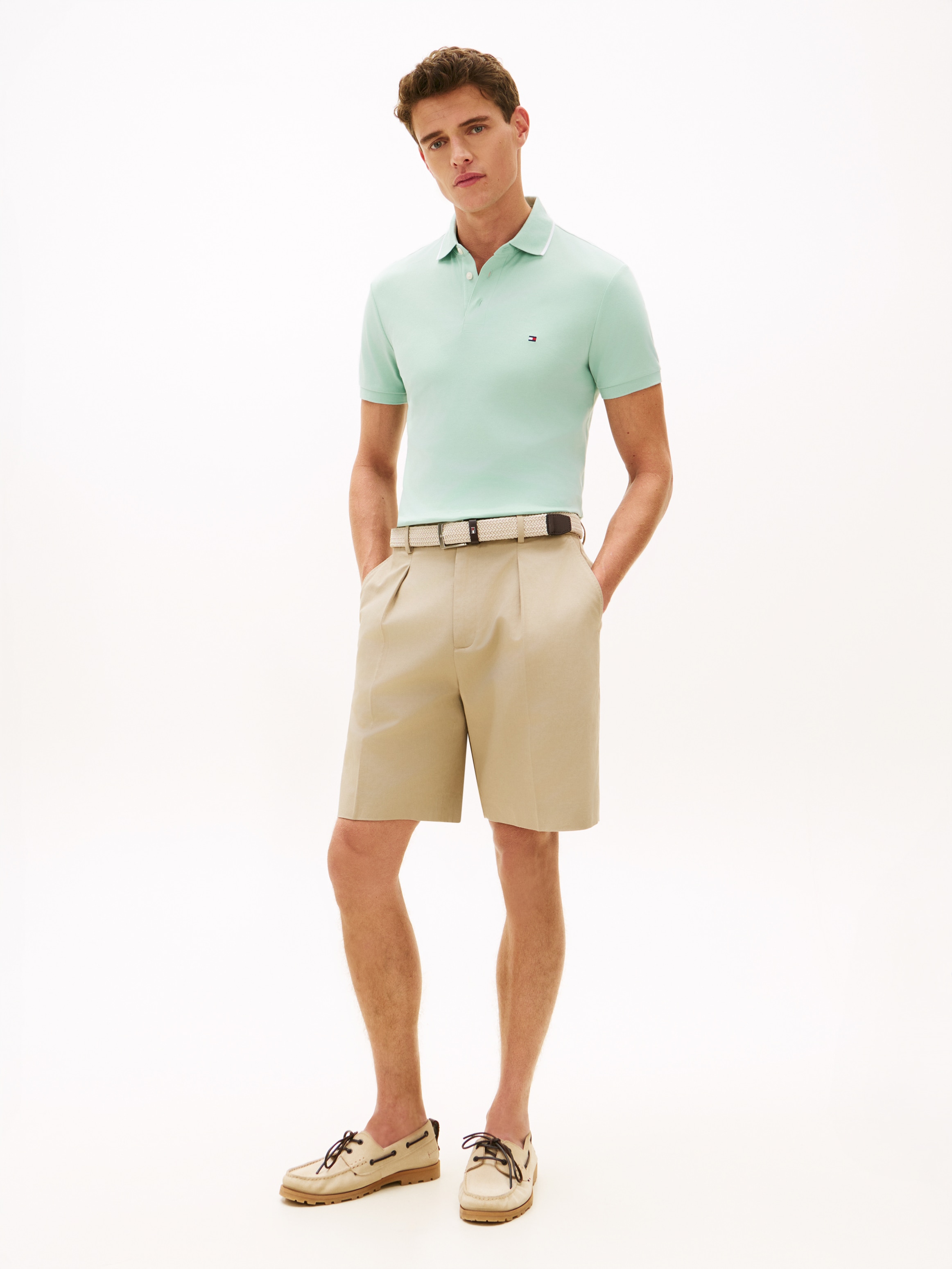 Tommy Hilfiger Poloshirt »LIQUID COTTON TIPPED« Slim fit mit Polokragen