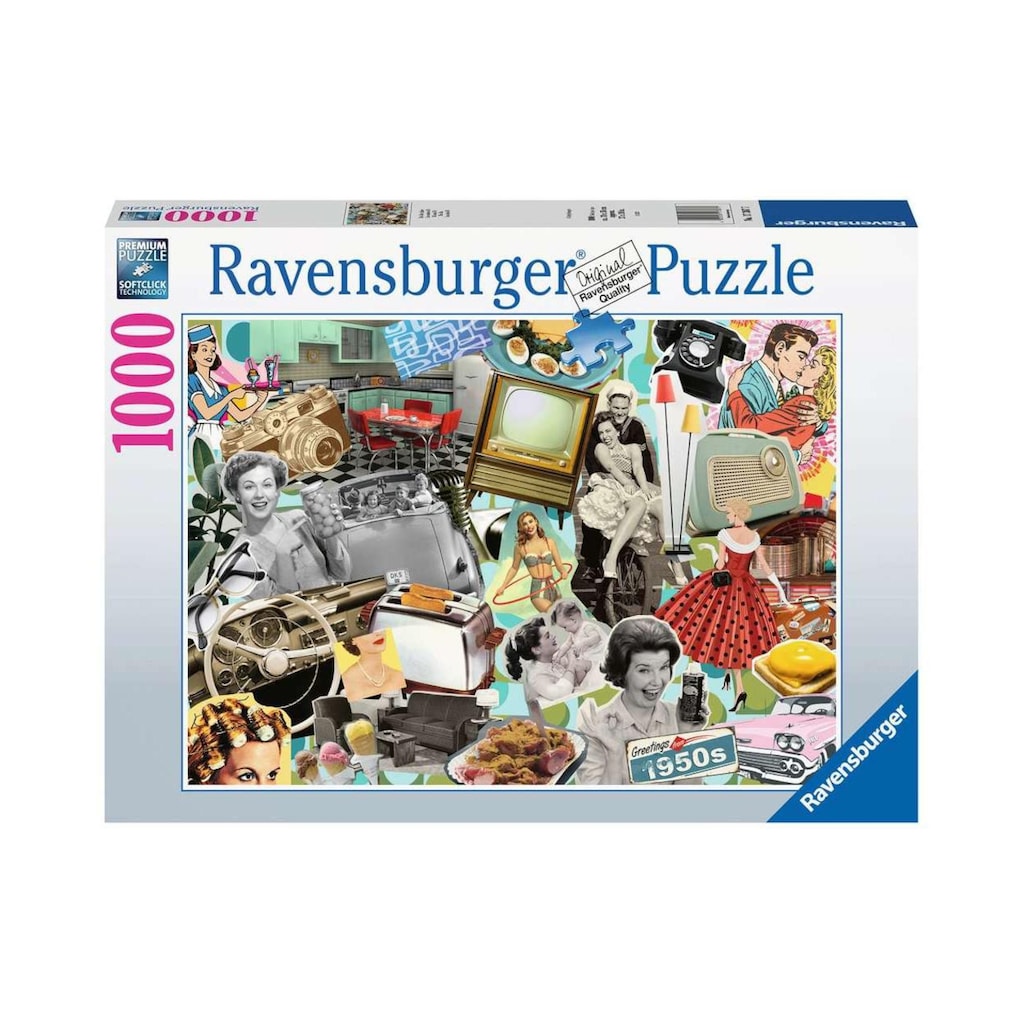 Ravensburger Puzzle »Puzzle Die 50er Jahre«, (1000 tlg.)