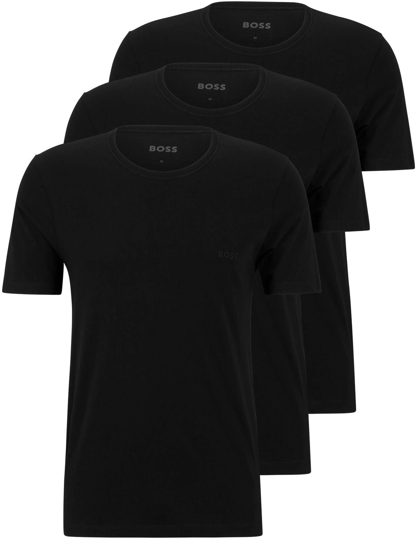 BOSS T-Shirt »T-Shirt Rundhals«, mit dezentem BOSS Logo-Print