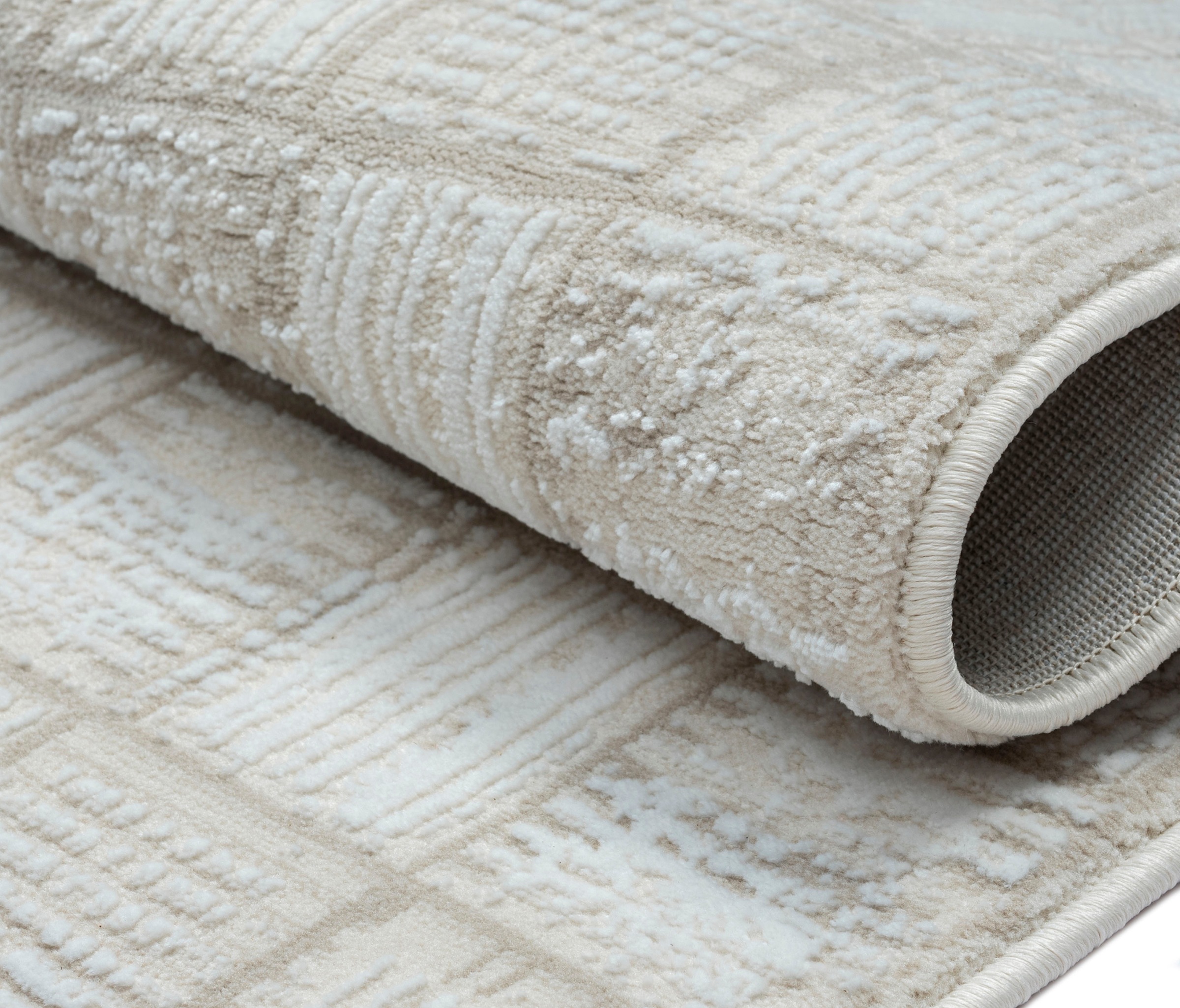 Myflair Möbel & Accessoires Teppich »My Wonder, LAGERRÄUMUNG!« rechteckig 10 mm Höhe Kurzflor, Retro-Style, besonders weich durch Microfaser, mit Fransen