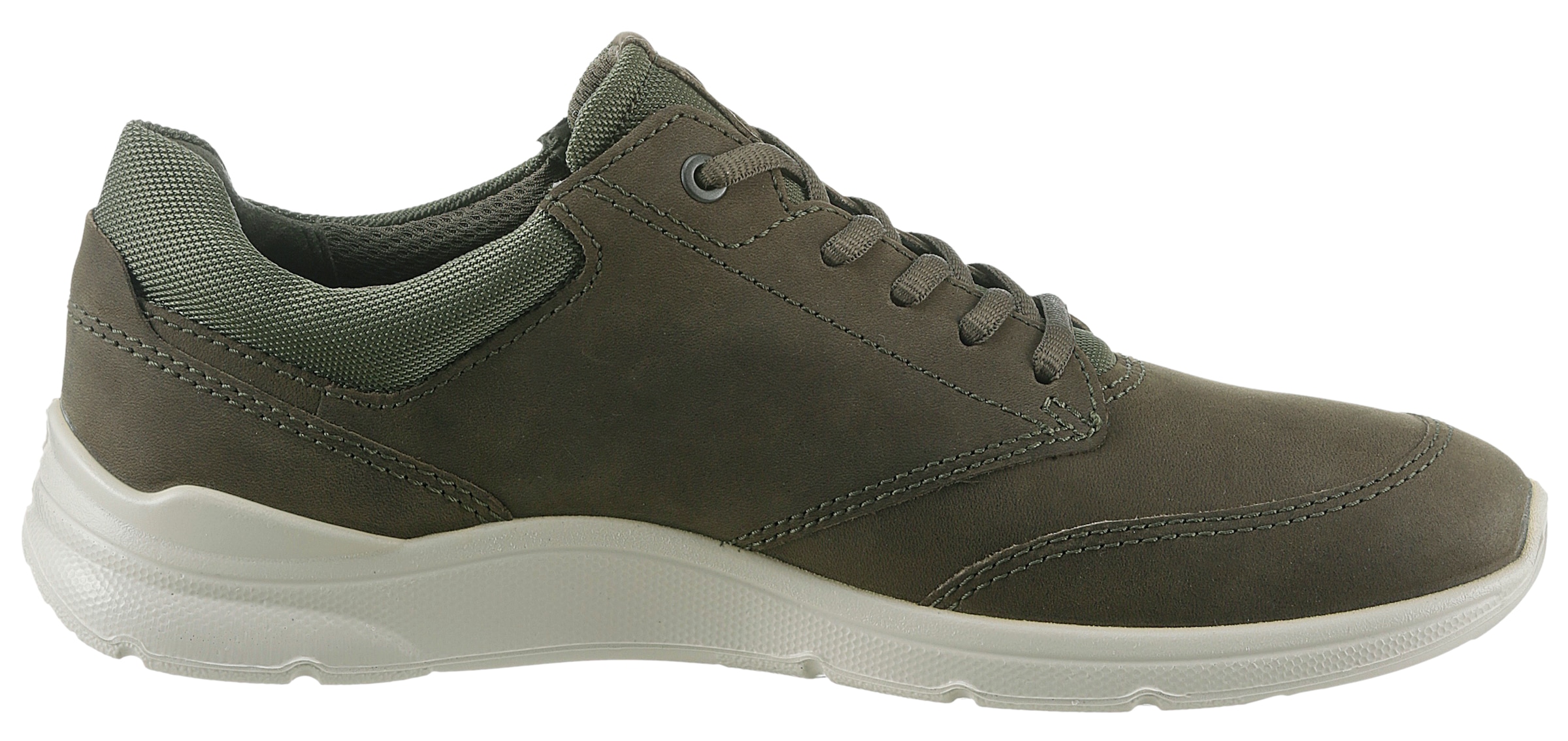 Ecco Sneaker »IRVING«, mit weisser Laufsohle, Freizeitschuh, Halbschuh, Schnürschuh
