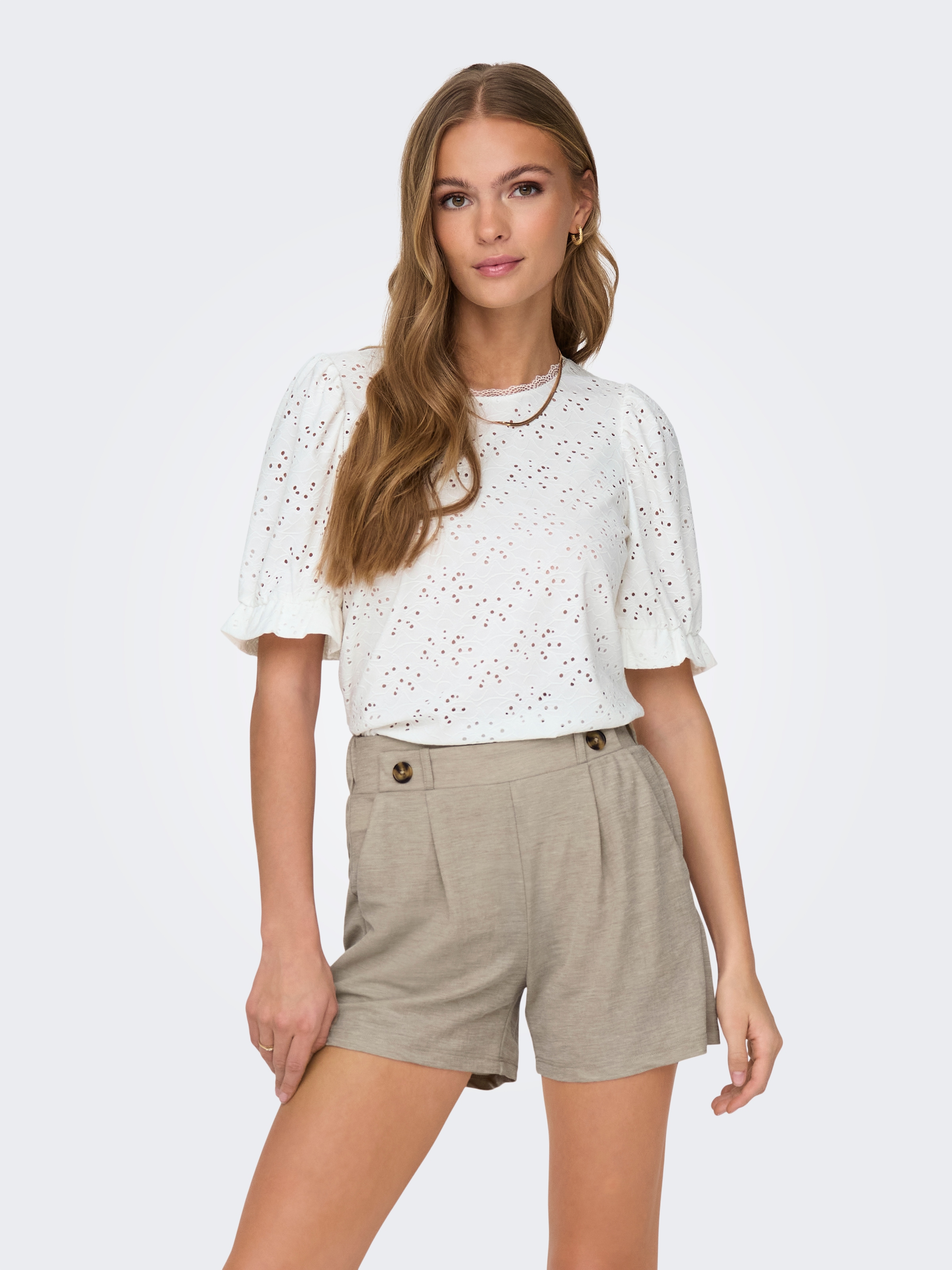 ONLY T-shirt à manches courtes »ONLNEW SMILLA LIFE S/S PUFF TOP JRS«