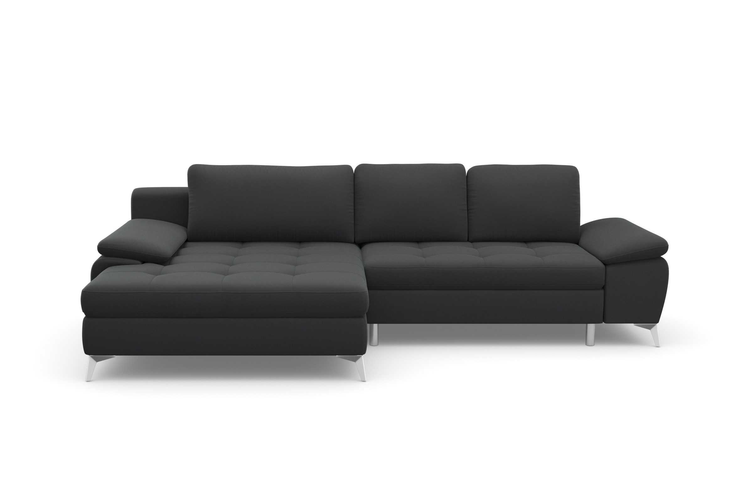 sit&more Ecksofa »Latigo L-Form«, mit Mega-Recamiere, wahlweise mit Bettfunktion und Bettkasten