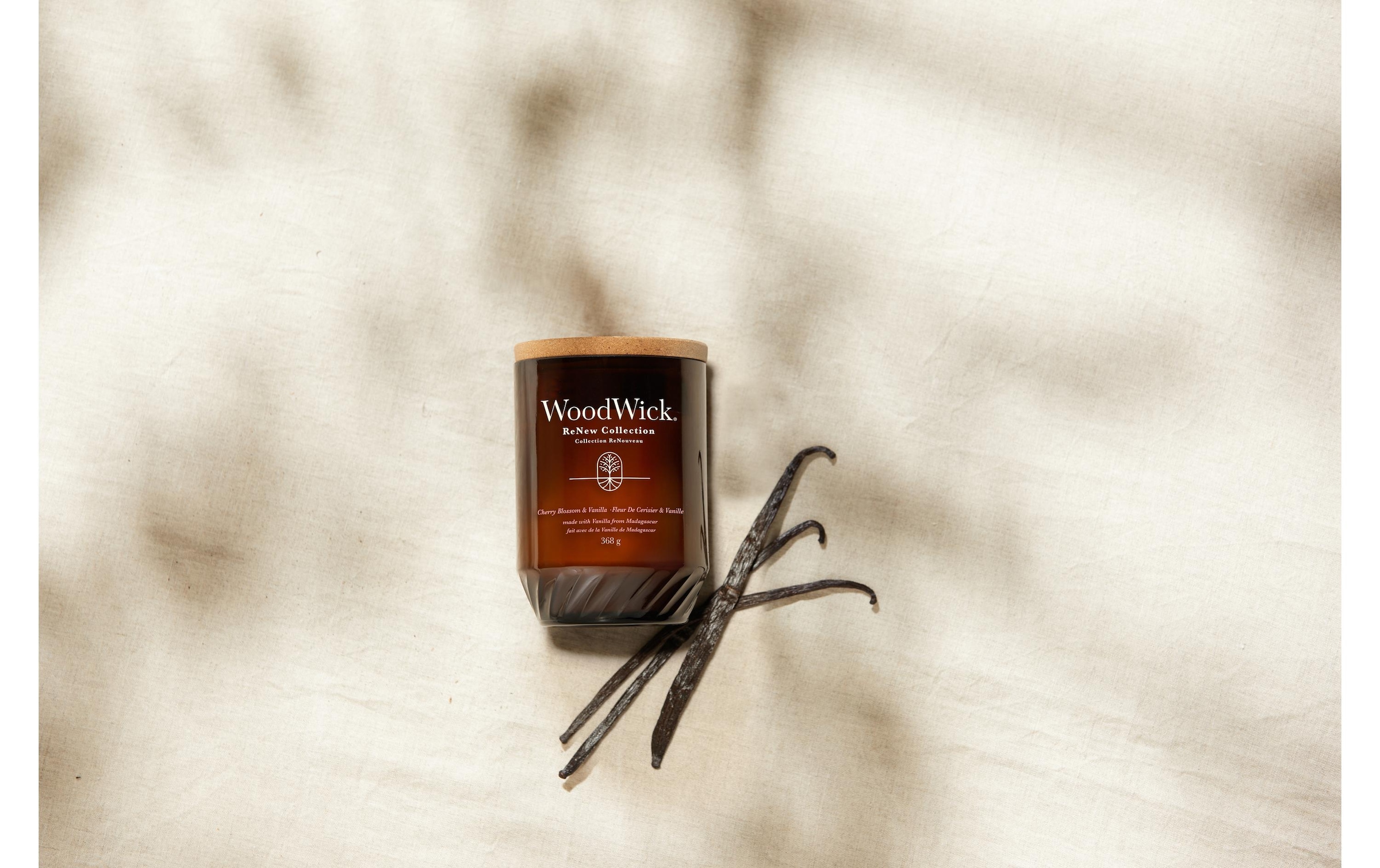 Woodwick Duftkerze »Cherry Blossom & Vanilla ReNew Large Jar«