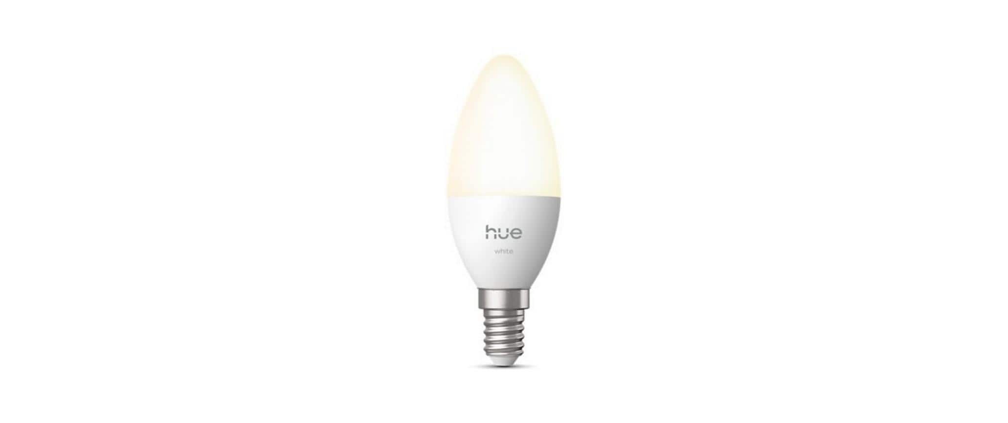 Image of Philips Hue LED-Leuchtmittel "Hue WA B39 E14 Smarte E14 LED Kerzenlampe 500 lm" E14 warmweiss - kaltweiss
