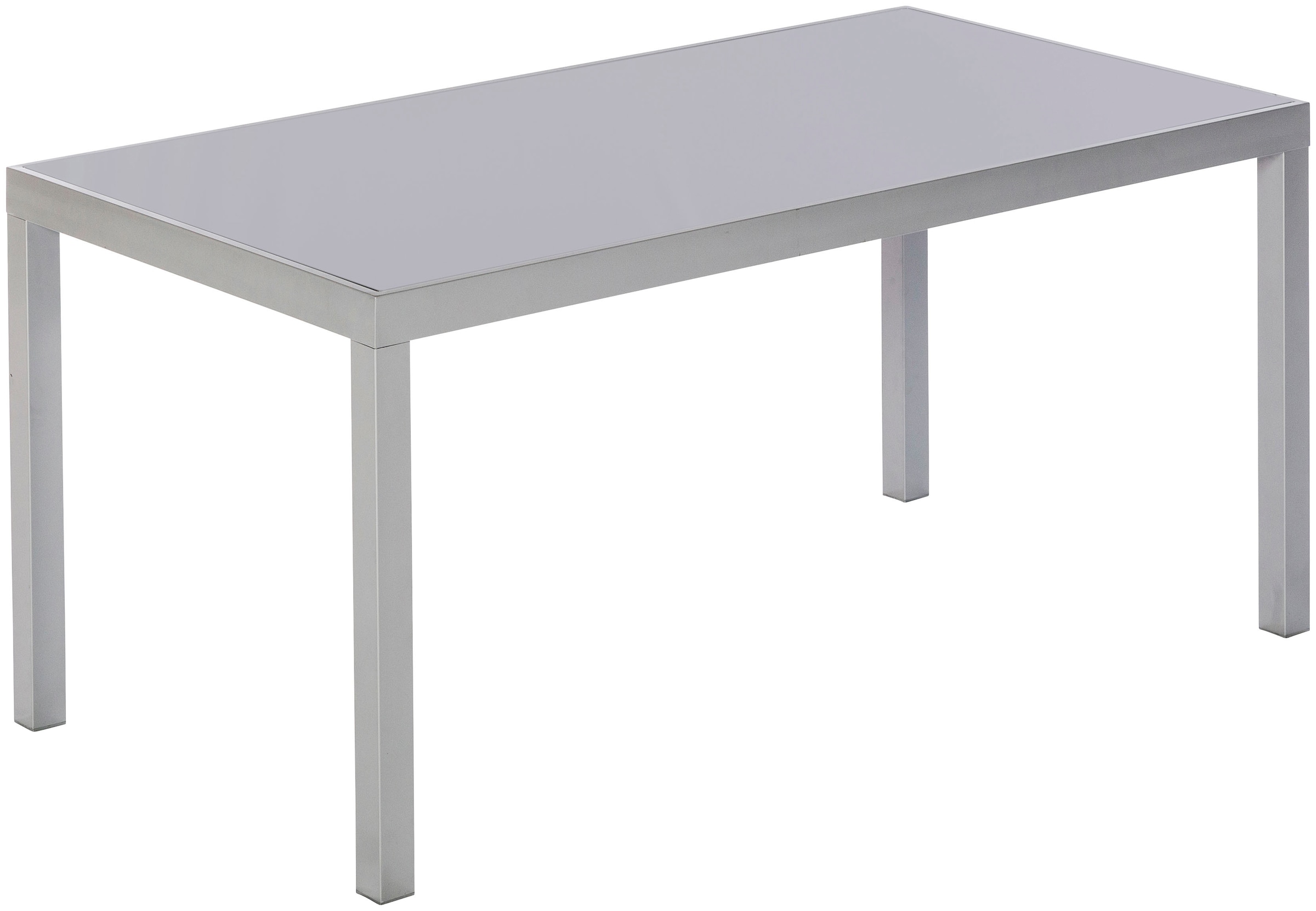 MERXX Gartentisch »Taviano«, (Tisch 90x150 cm), Aluminium, Sicherheitsglas