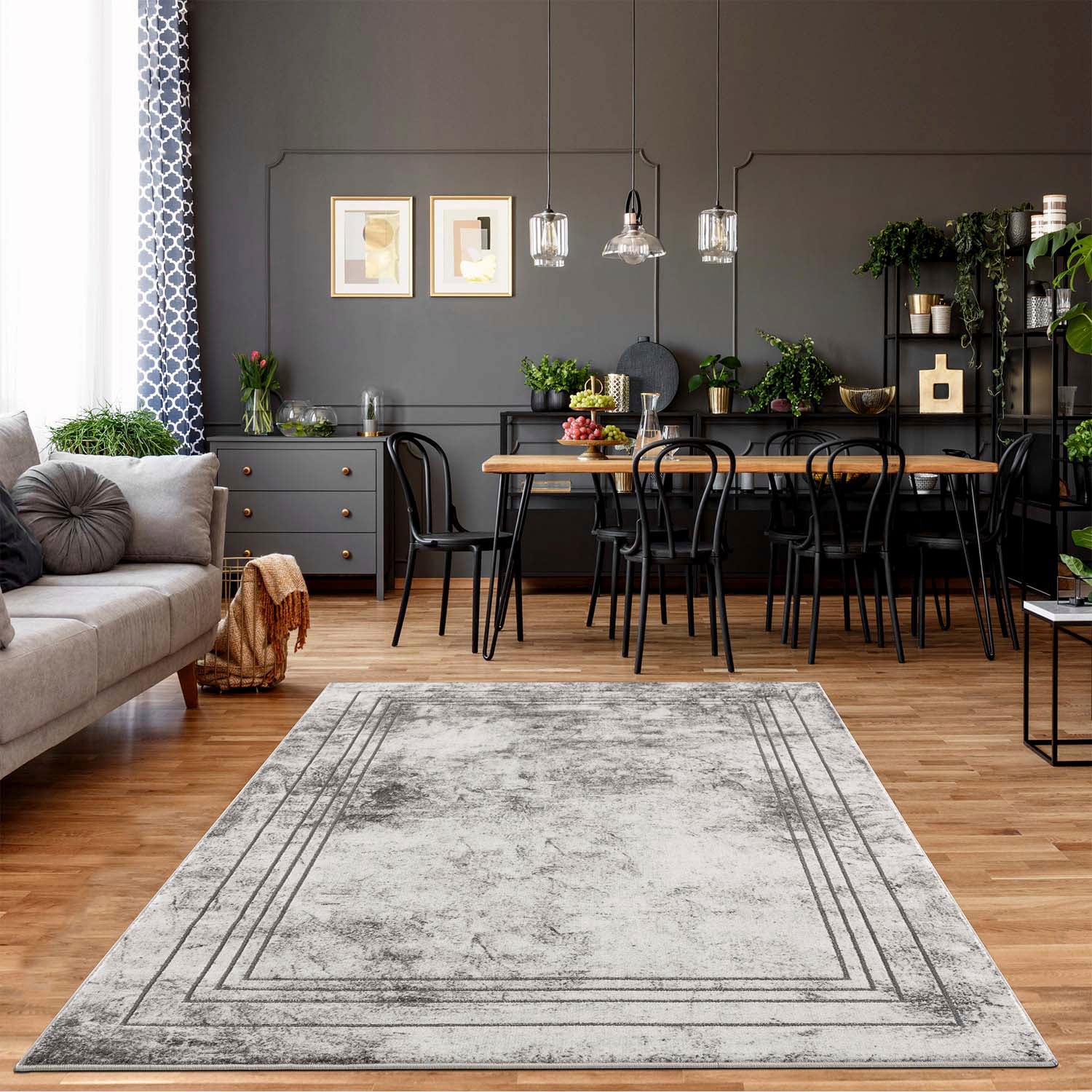 Image of Carpet City Teppich "Noa 9341" rechteckig 11 mm Höhe Läufer, Kurzflor, Modern, Weicher Flor, Pflegeleicht, Wohnzimmer
