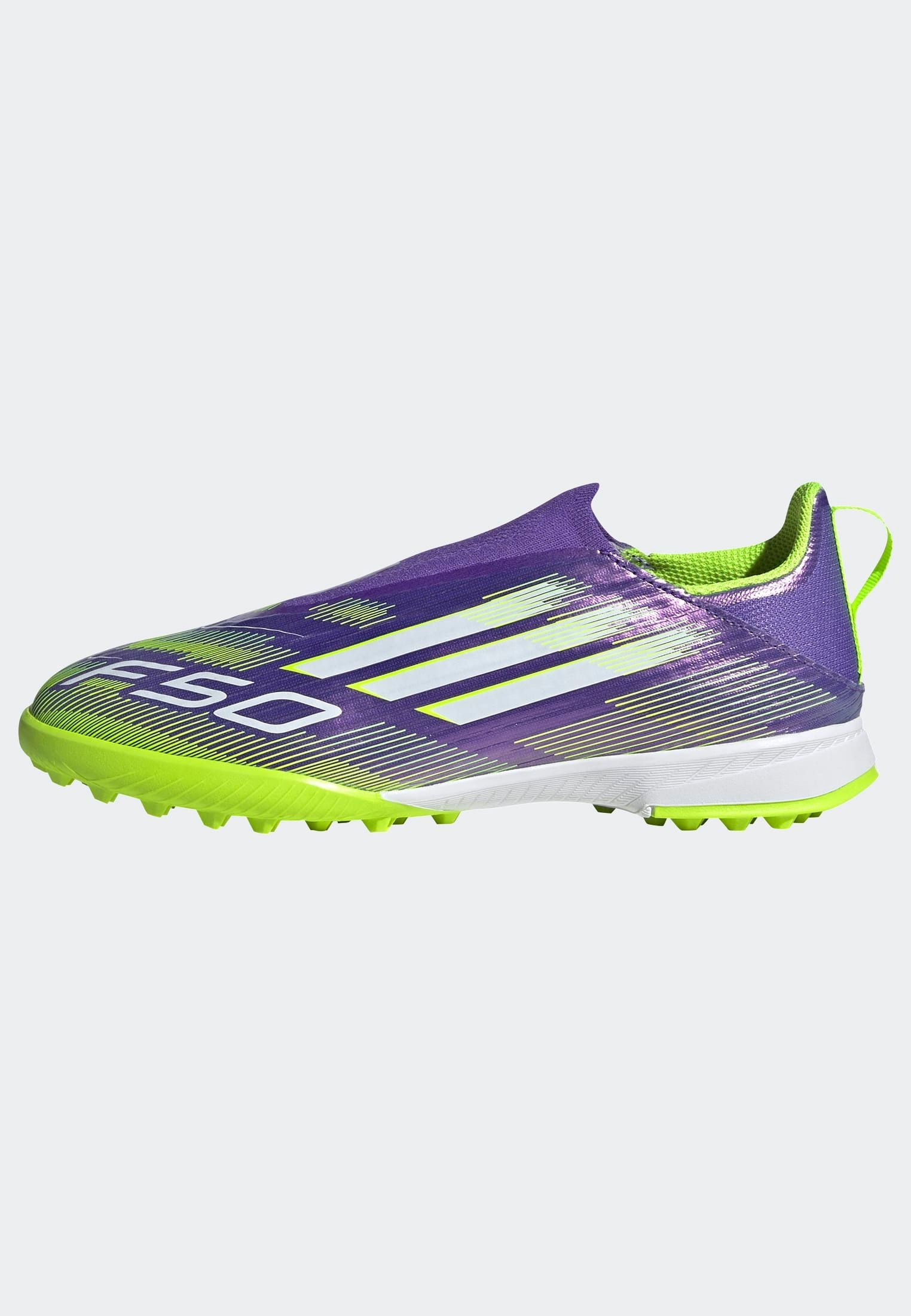 adidas Performance Fussballschuh »F50 LEAGUE LACELESS FIRM/MULTI-GROUND BOOTS KINDER«, geeignet für Rasen- und Kunstrasenplätze