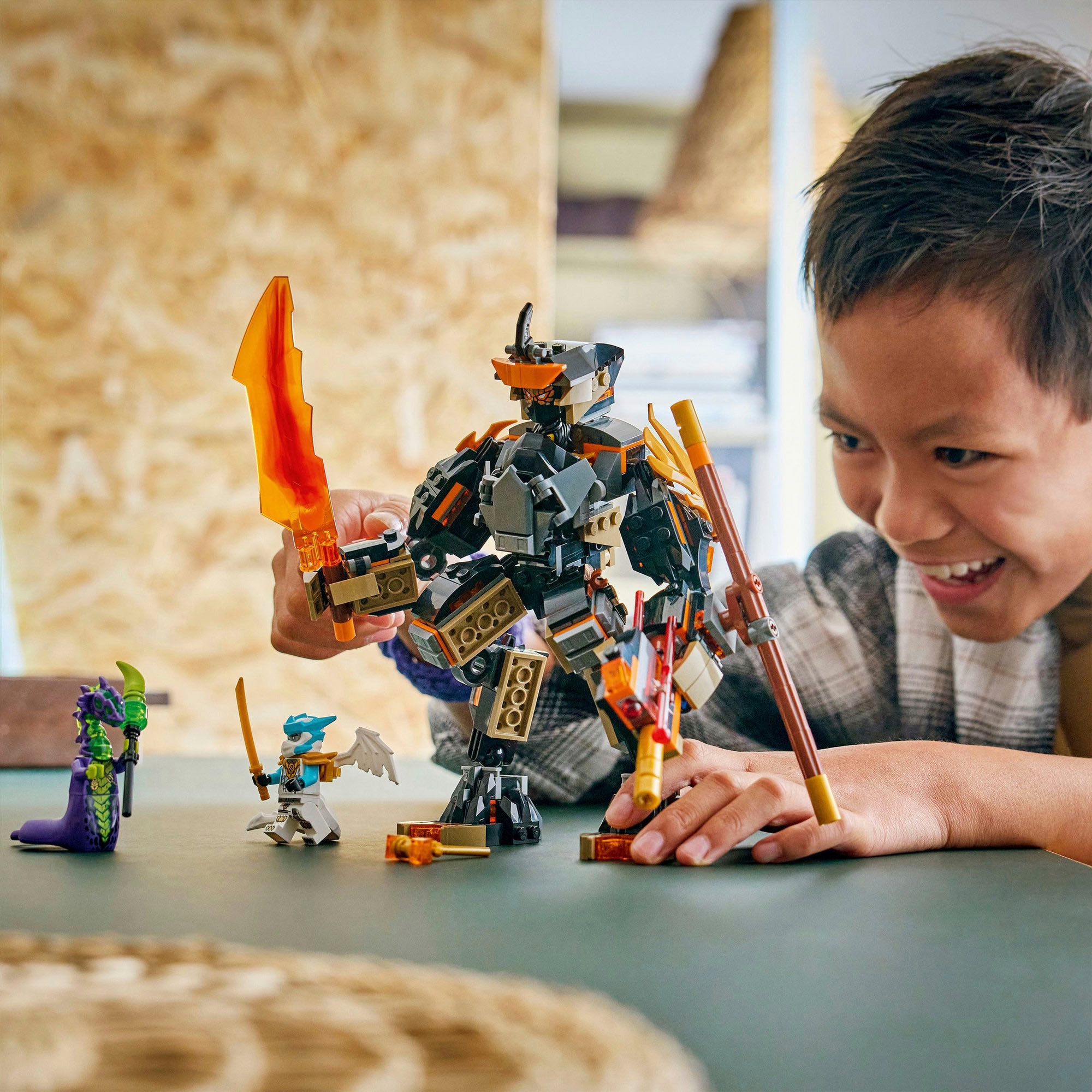 LEGO® Konstruktionsspielsteine »Coles Action-Mech und Drachen-Zane (71854), LEGO Ninjago« Made in Europe