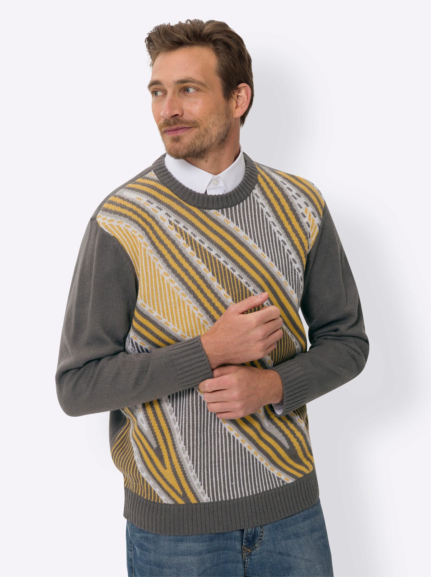 Classic Rundhalspullover »Rundhals-Pullover«