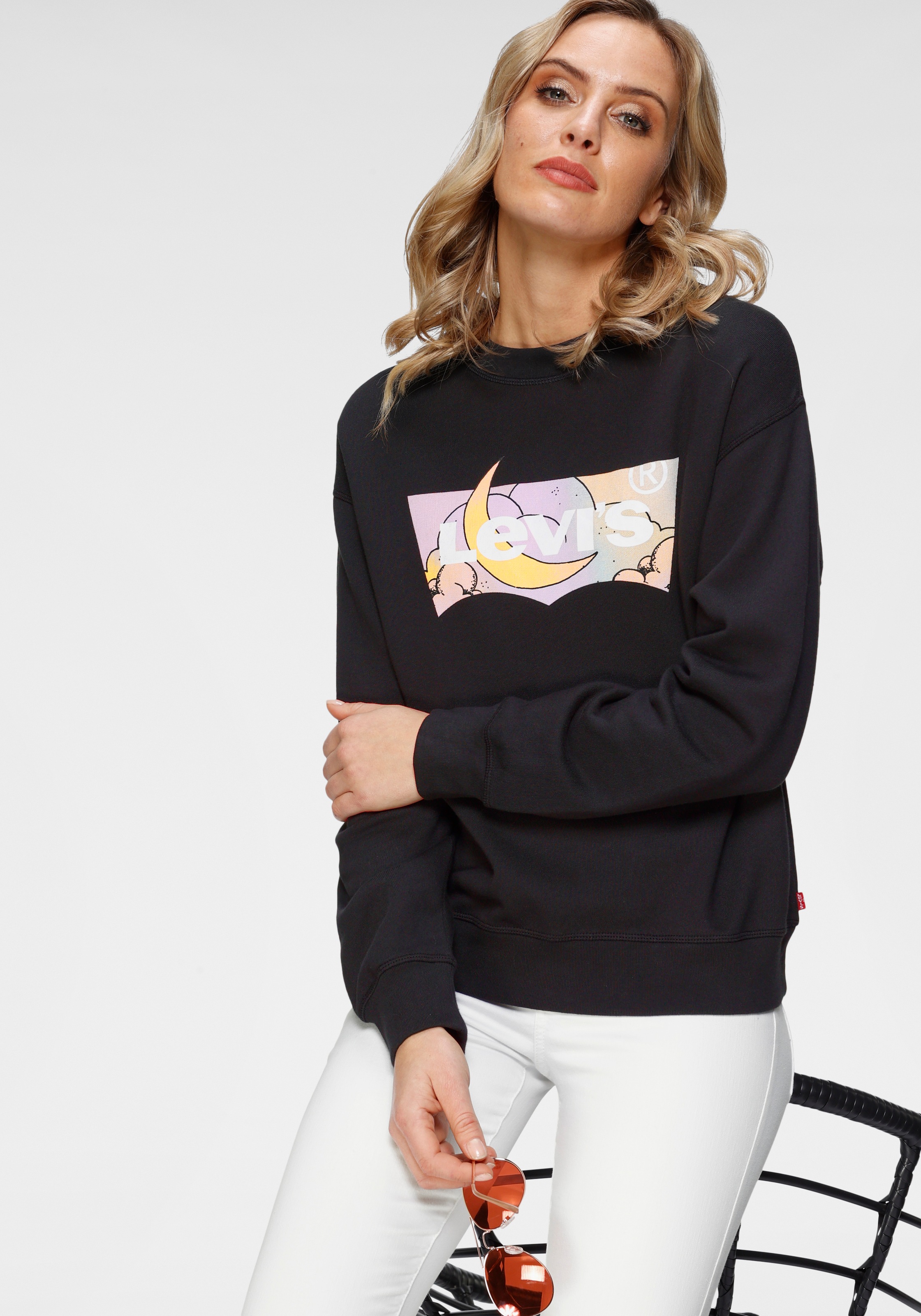 Image of Levi's® Sweatshirt »Graphic Standard Crew«, mit Batwing-Print in Mond-Optik bei Ackermann Versand Schweiz
