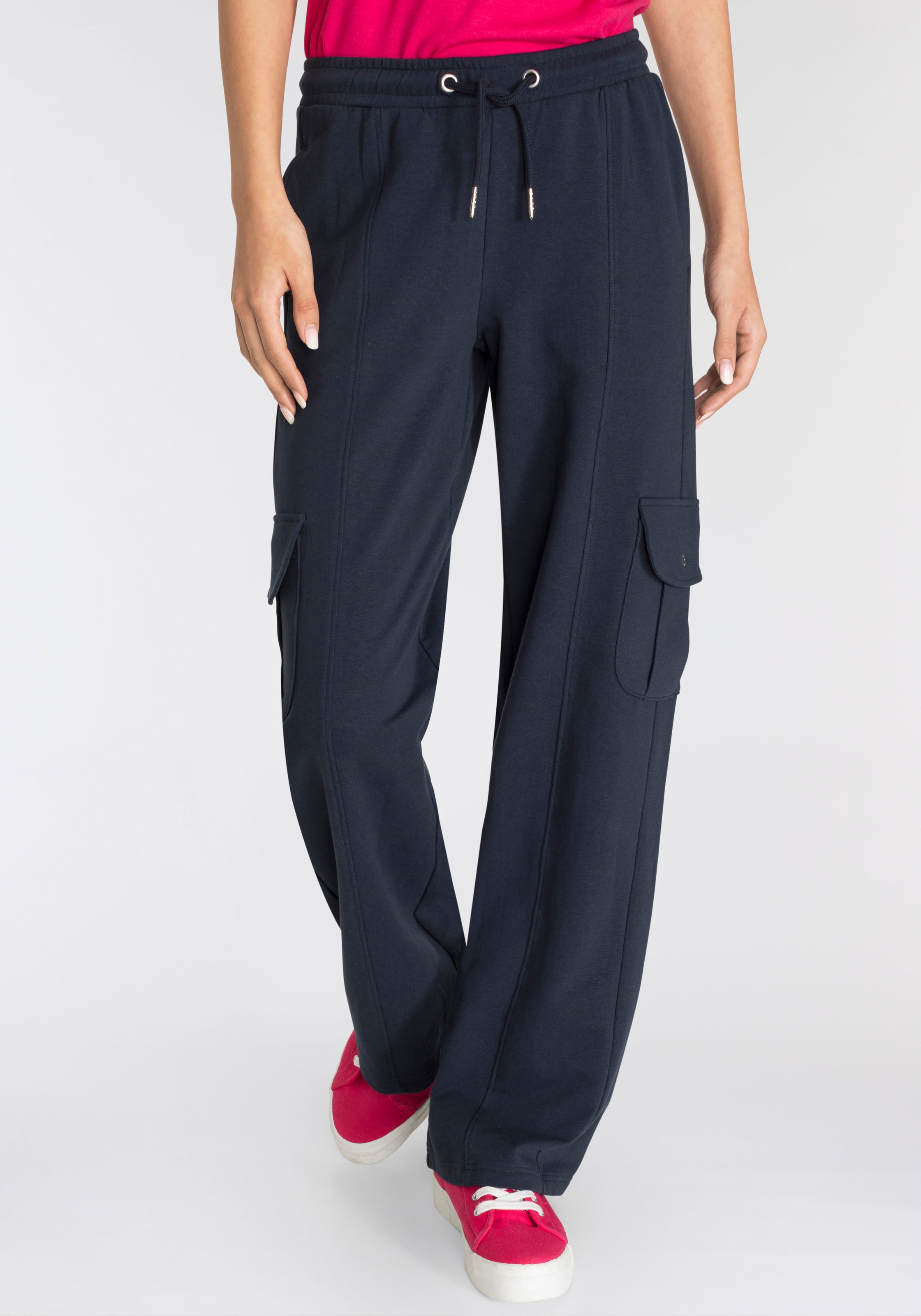 Image of AJC Palazzohose, im Cargo-Look mit elastischem Bund bei Ackermann Versand Schweiz