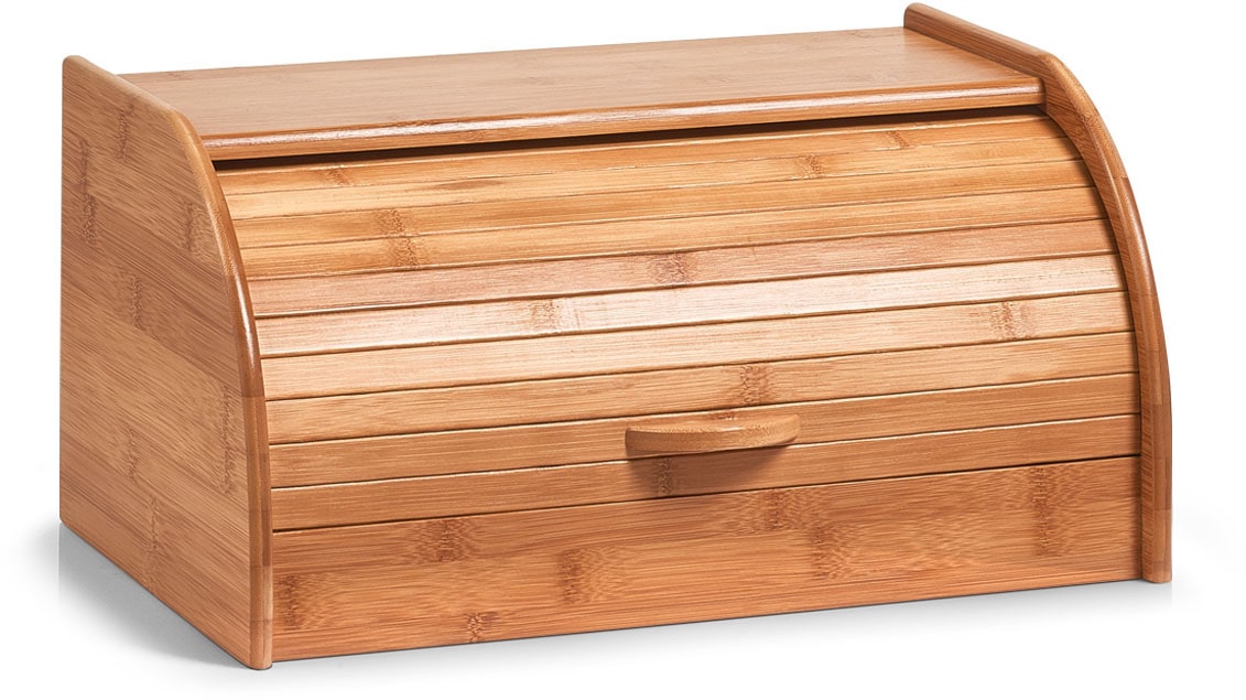 Image of Zeller Present Brotkasten "Bamboo" aus Bambusholz, mit Rollvorrichtung, mit Griff auf der Vorderseite