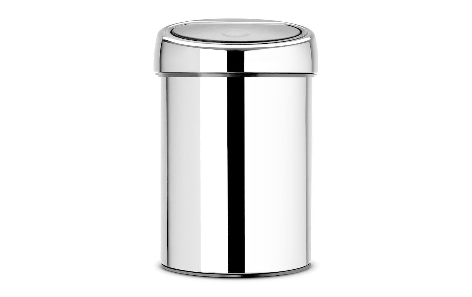 Image of Brabantia Mülleimer "Touch Bin 3 l, Brilliant Steel" 1 Behälter