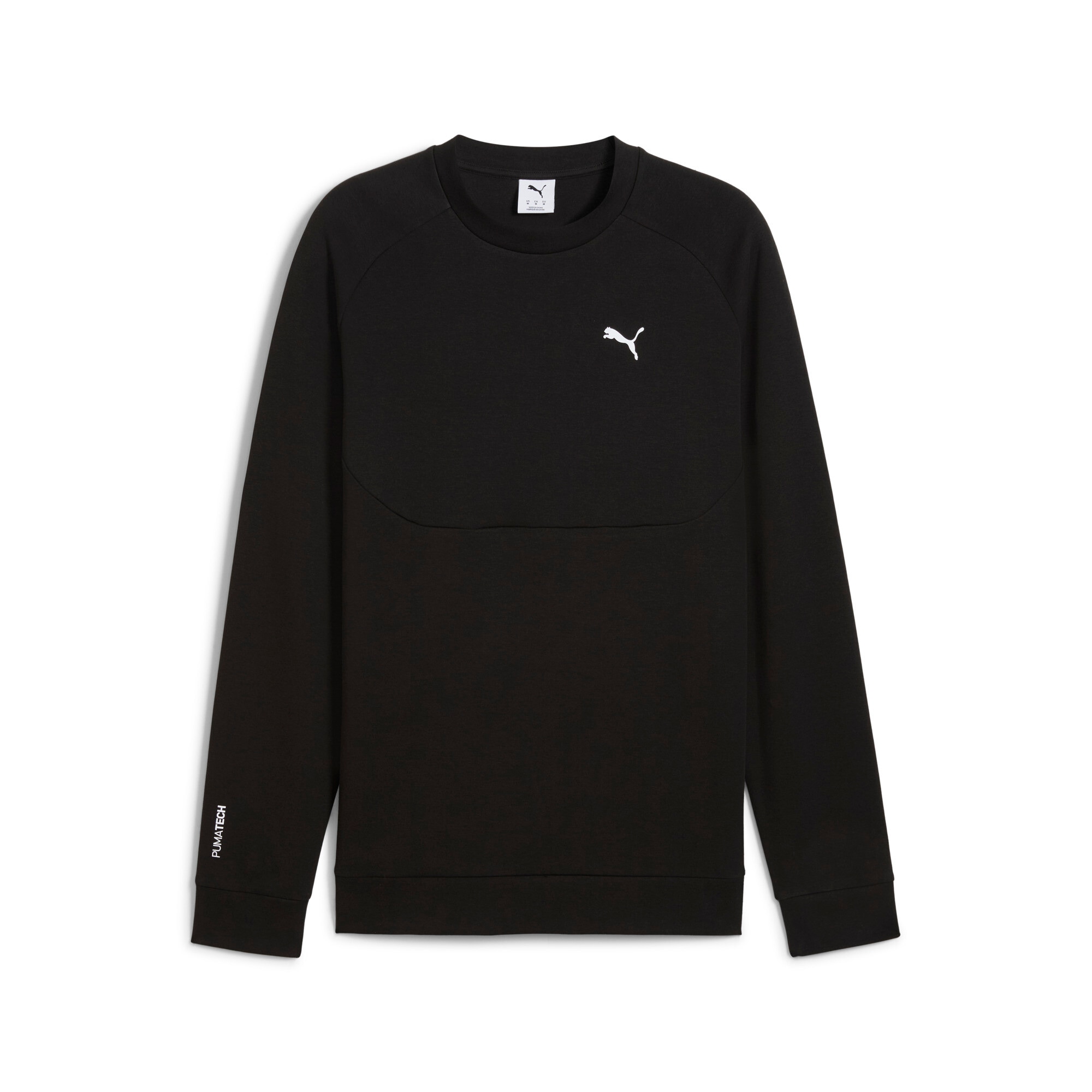 PUMA T-shirt à manches longues »TECH CREW DK« Regular Fit, col rond, style sportif