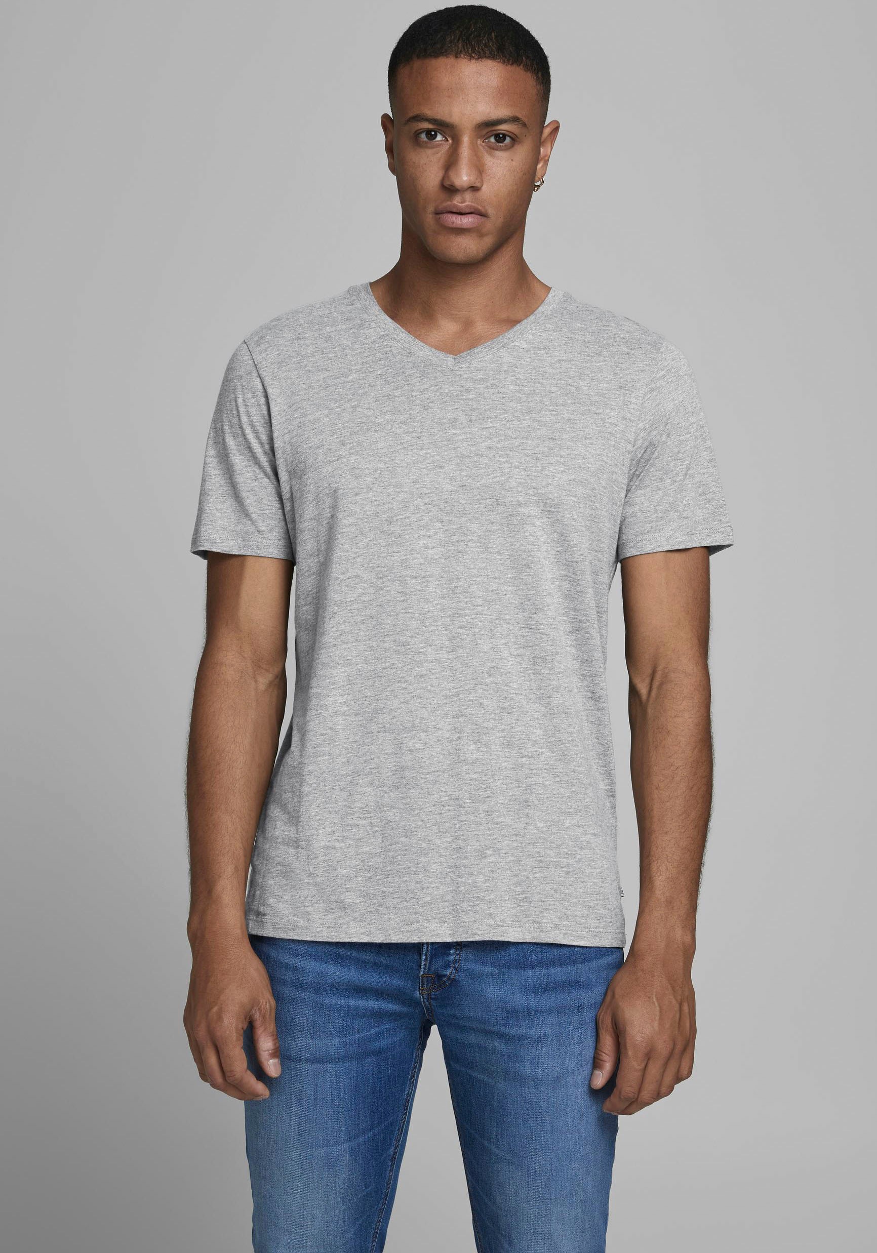 Image of Jack & Jones V-Shirt »PLAIN TEE« bei Ackermann Versand Schweiz