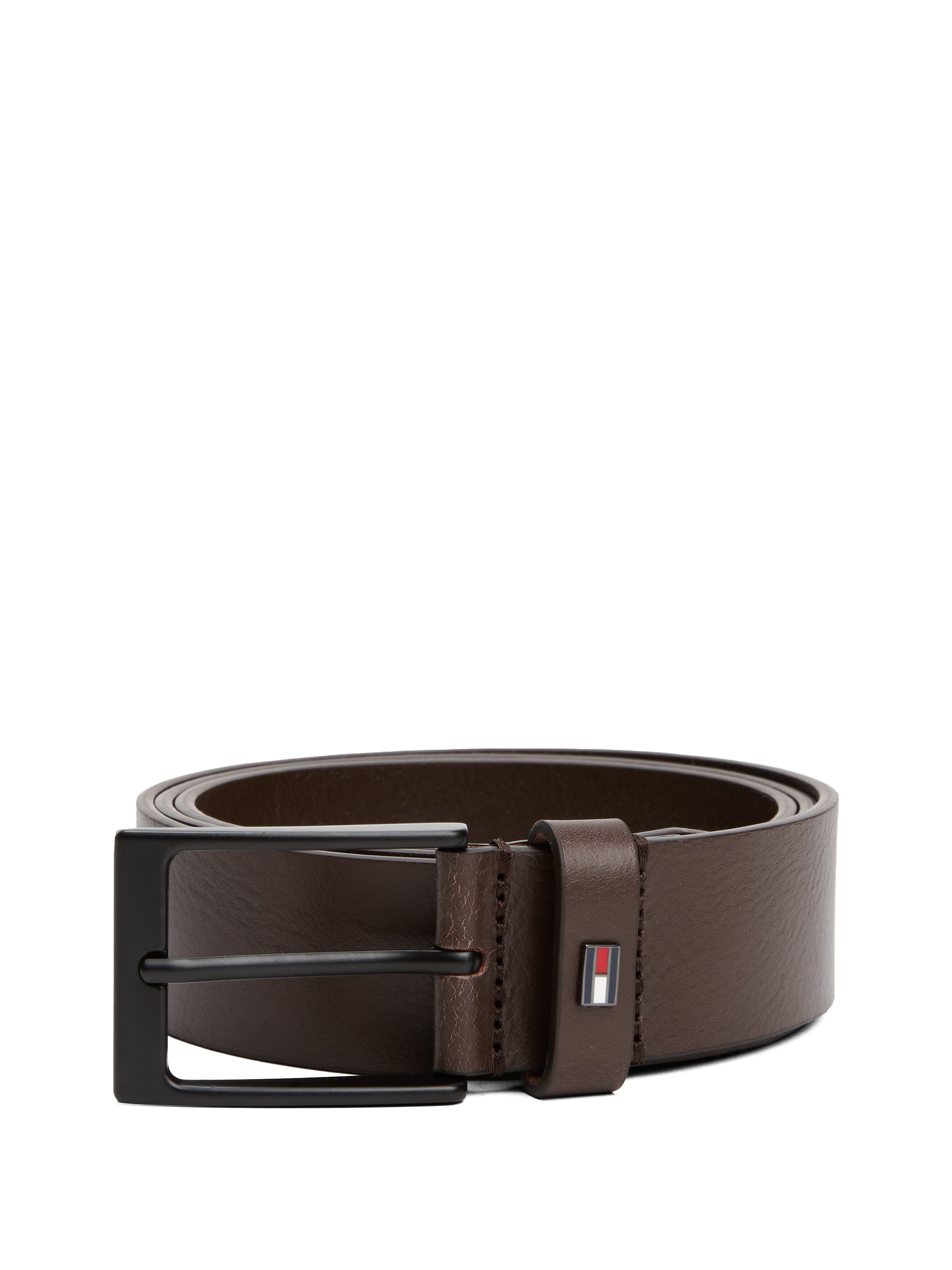Tommy Hilfiger Ceinture en cuir »LAYTON 3.5 cm breit« Metallpatch, Einfachdornschliesse