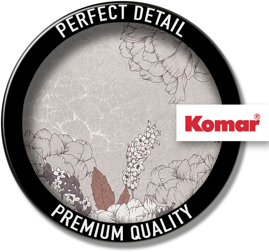 Komar Vliestapete »Digitaldruck Vlies - Beautiful Bijoux - Grösse 400 x 250 cm«, bedruckt, Wohnzimmer, Schlafzimmer