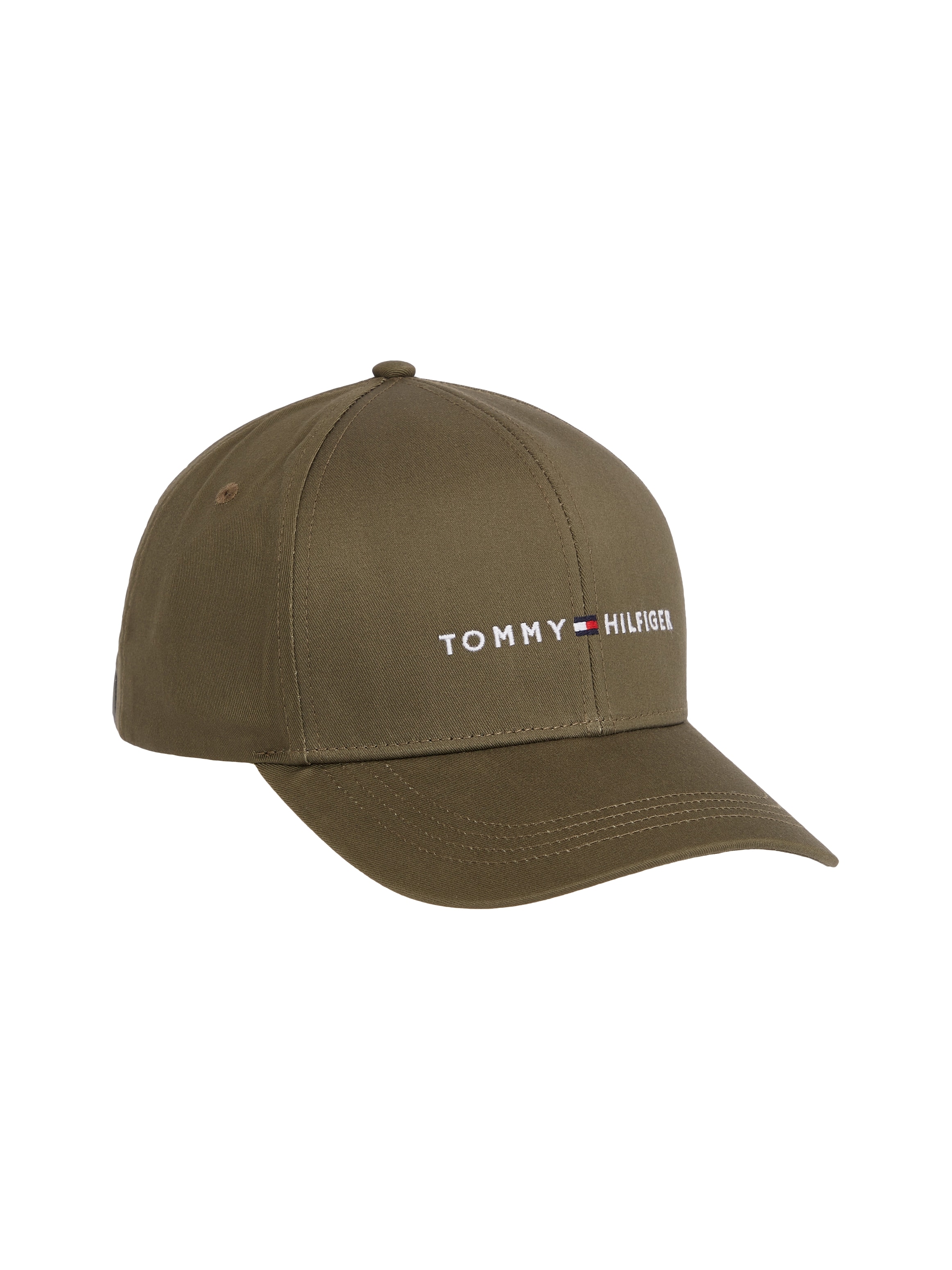 Tommy Hilfiger Baseball Cap »SKYLINE CAP«, mit Tommy Flag-Gravur auf Klemmverschluss
