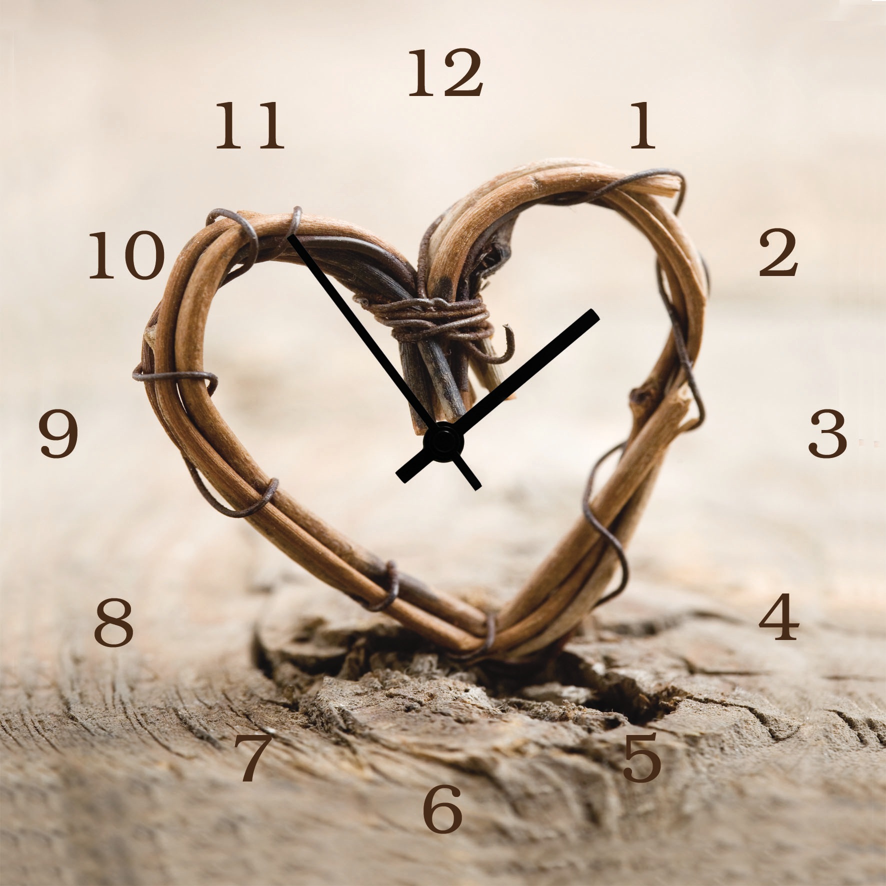 Image of Bönninghoff Wanduhr »Glasuhr, Herz« bei Ackermann Versand Schweiz