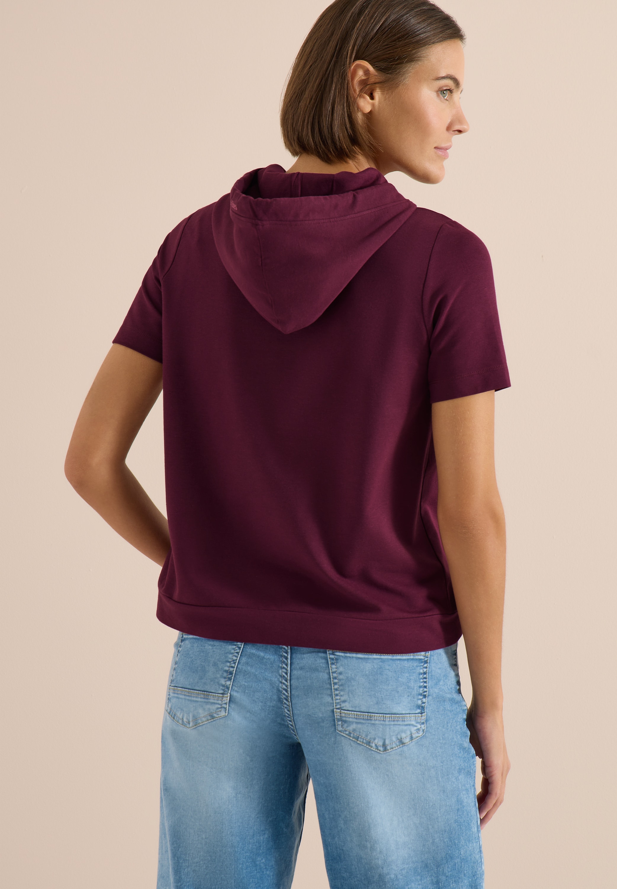 Cecil T-shirt à capuche avec inscription