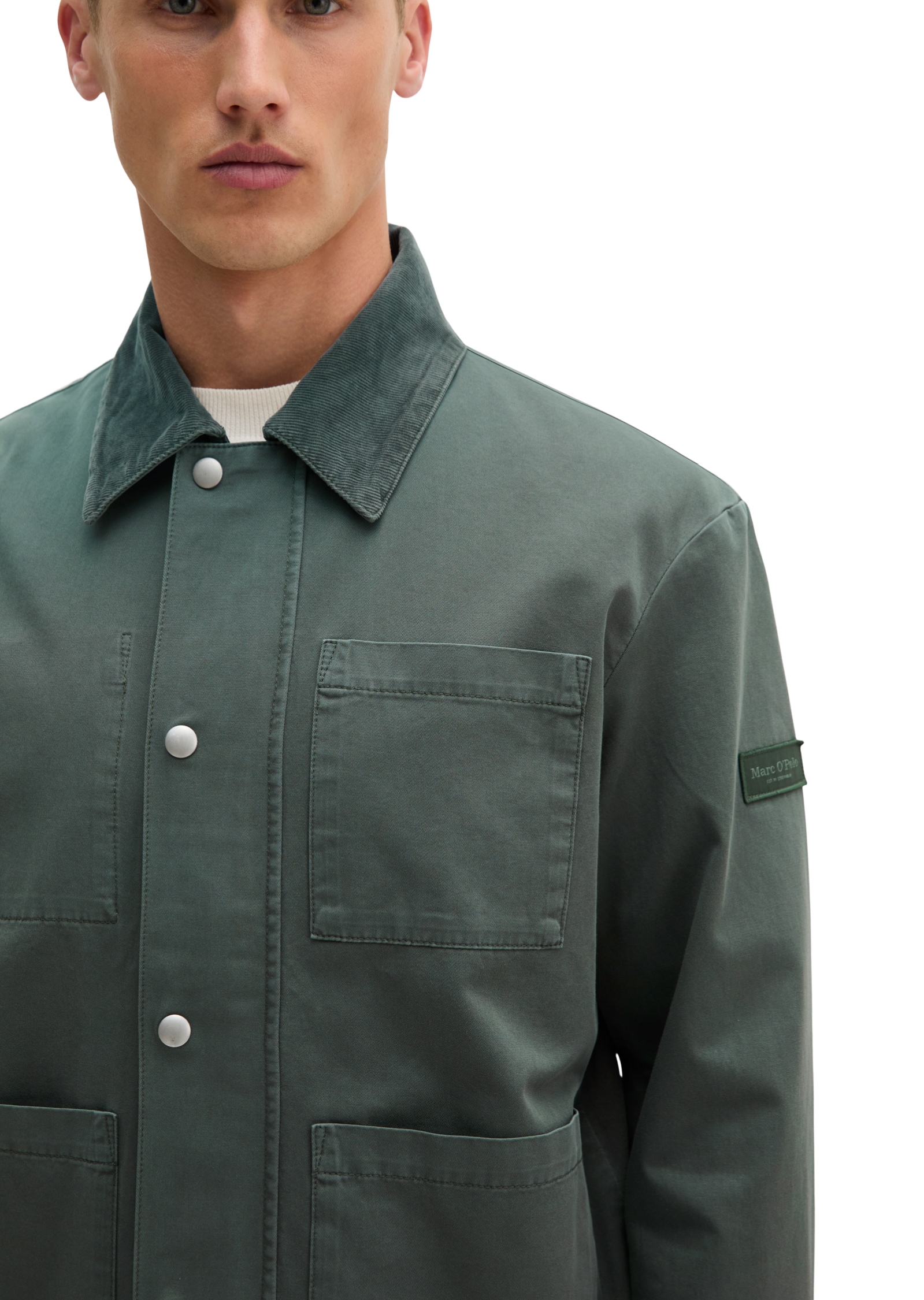 Marc O'Polo Veste d'extérieur regular mit Cordkragen