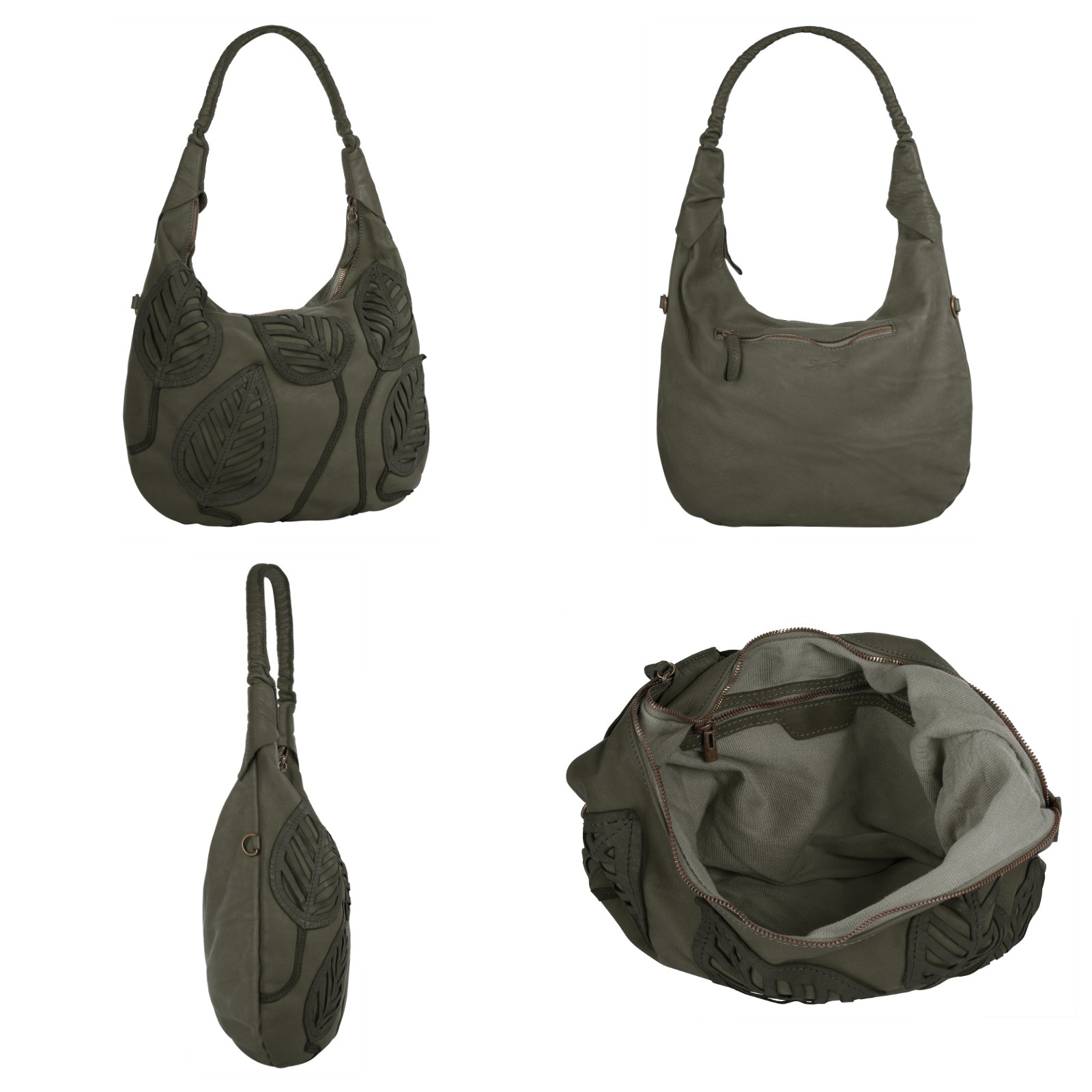 Samantha Look Shopper, echt Leder, Made in Italy