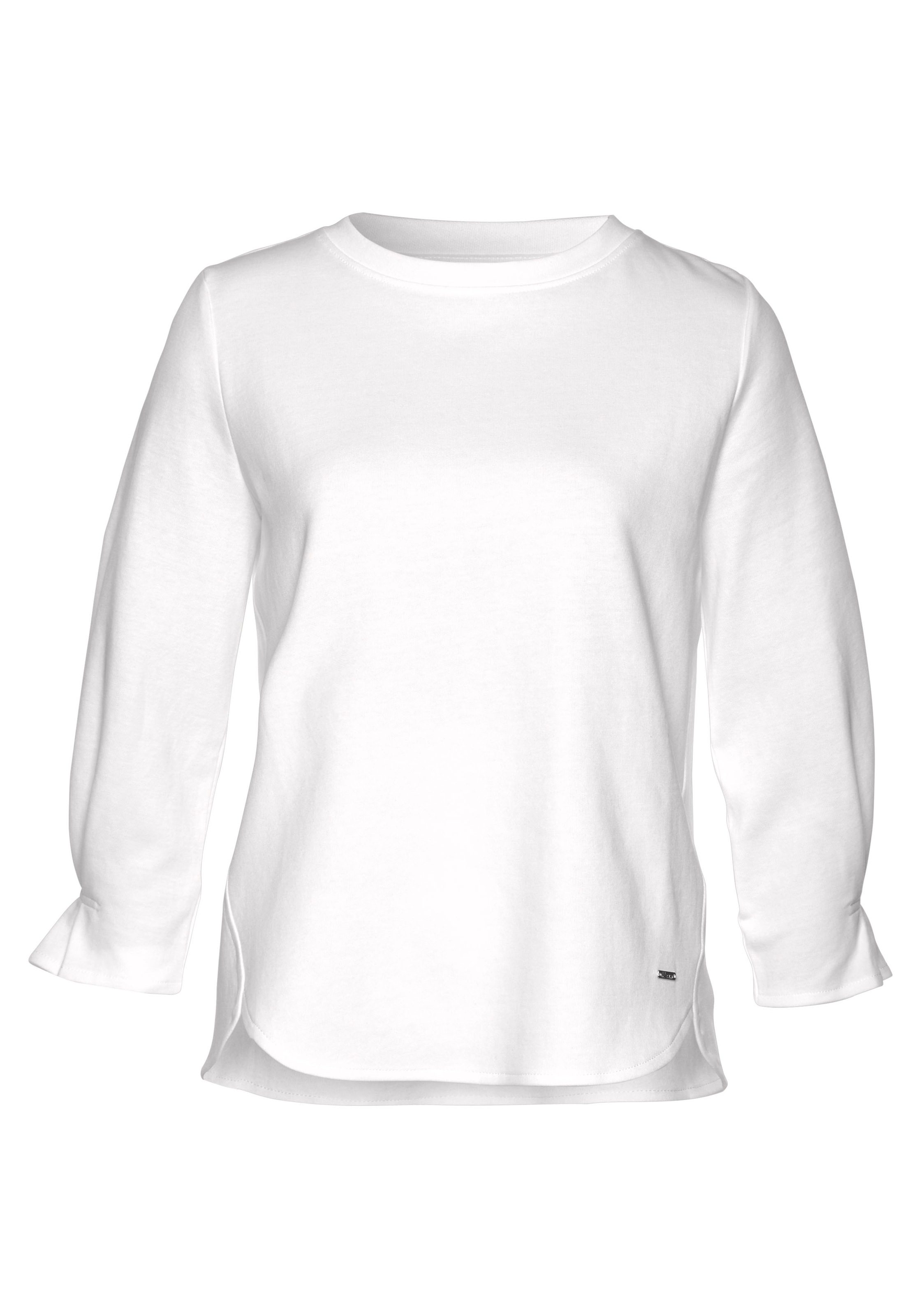 Image of TOM TAILOR Denim Sweatshirt, mit Faltendetail am Ärmel bei Ackermann Versand Schweiz