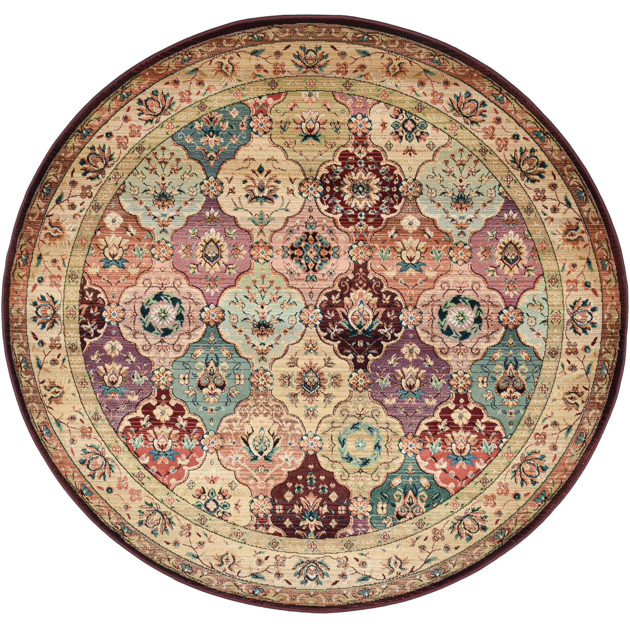 Image of THEKO Teppich "Gabiro 208" rund 10 mm Höhe Orient-Optik, ideal im Wohnzimmer & Schlafzimmer