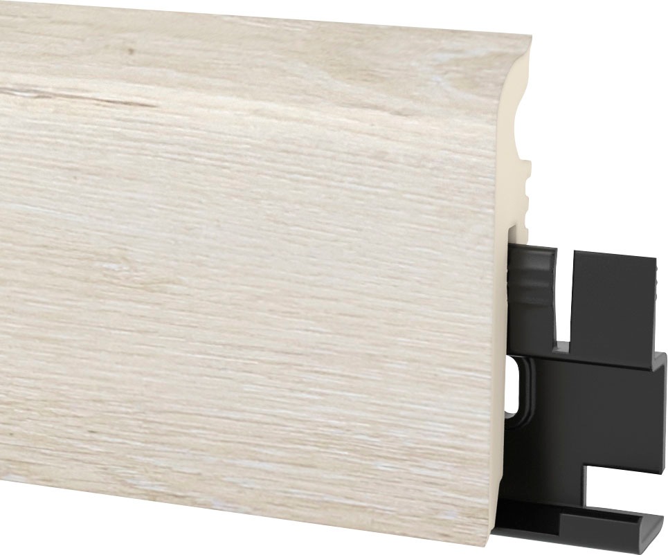 Image of Arbiton Sockelleiste »VIGO 60 Scandinavian«, (Set, 2 St., 2 Stück á 2,20m), Eiche, Hochwertige Designleiste für Vinyl bei Ackermann Versand Schweiz