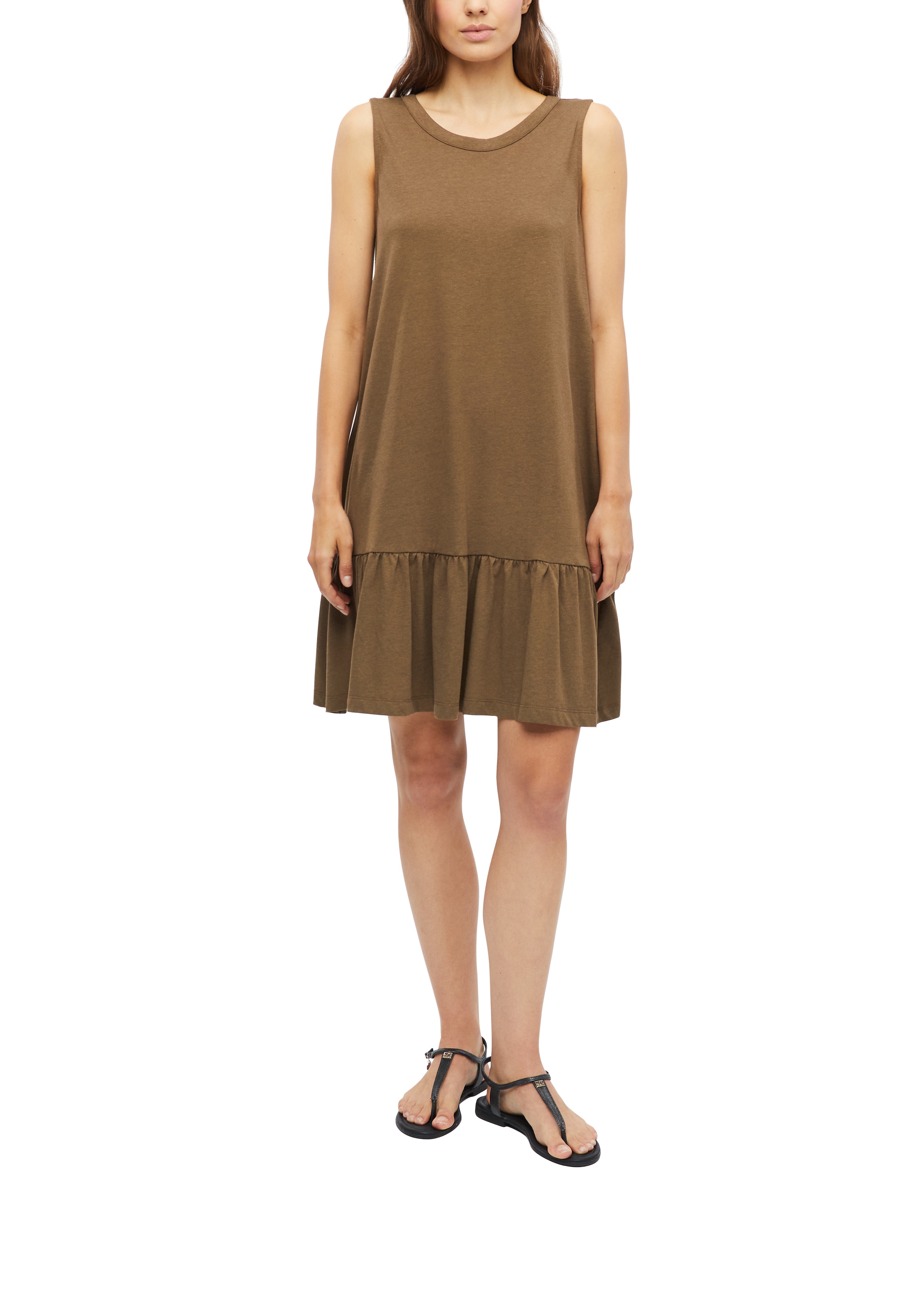 Image of s.Oliver Maxikleid Ohne Taschen Sommerkleid in Allover-Optik