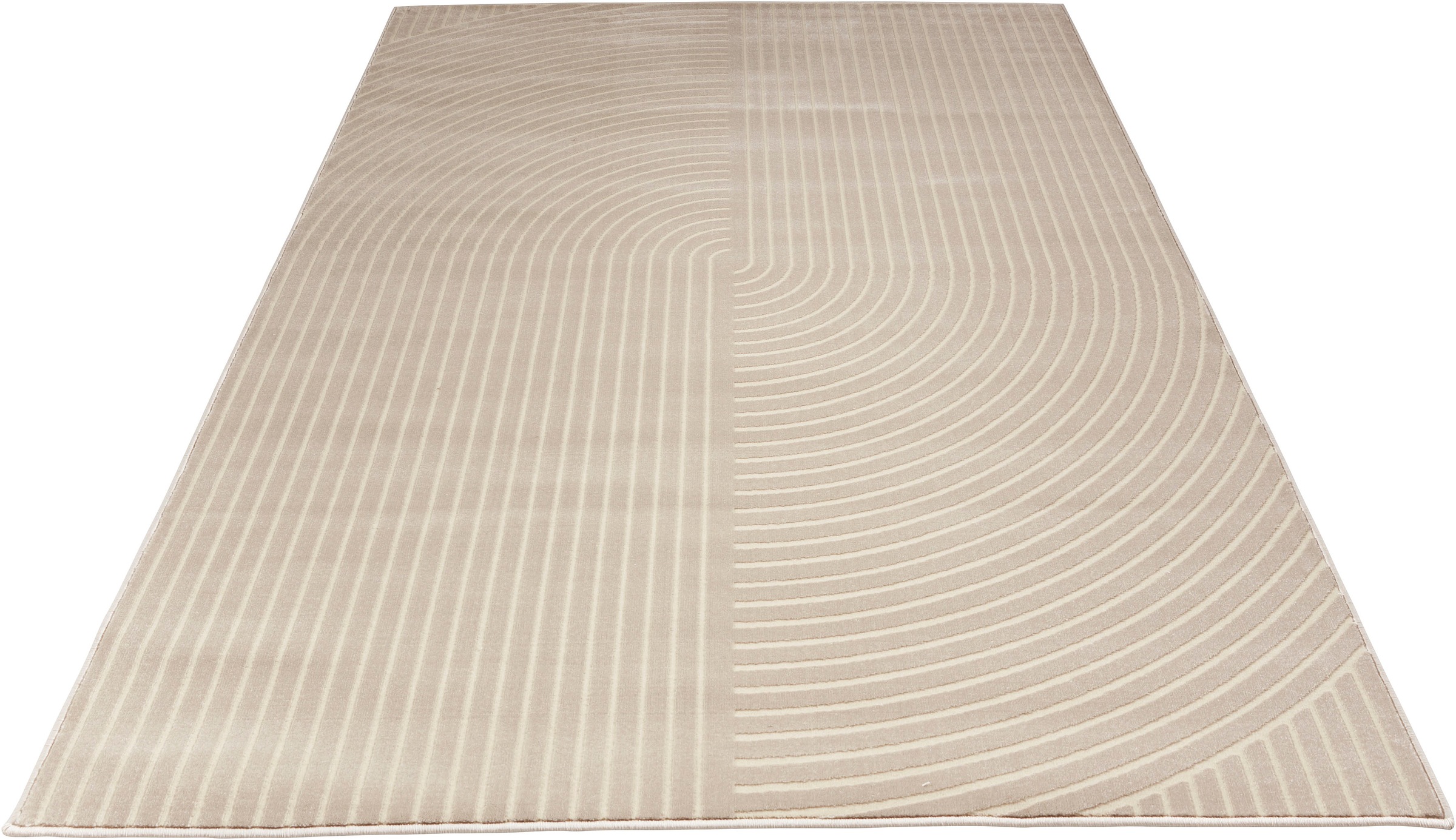 Image of LeGer Home by Lena Gercke Teppich »Talea«, rechteckig, 8 mm Höhe, Kurzflor, Hoch-Tief-Effekt, modernes Design, Scandi-Look, ideale Teppiche für Wohnzimmer, Schlafzimmer, Esszimmer, Flur bei Ackermann Versand Schweiz