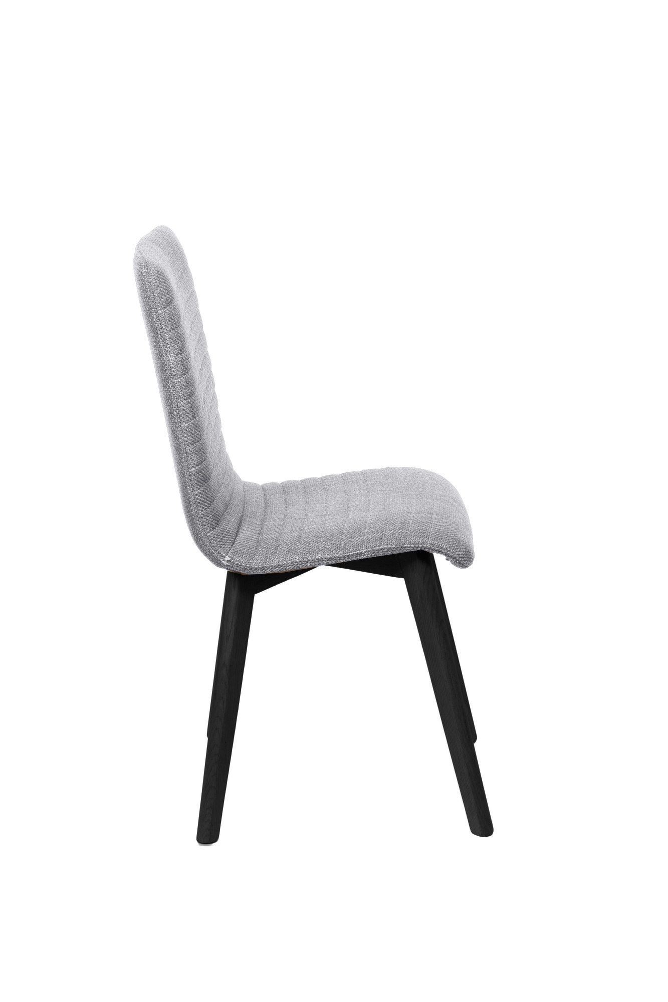 Home affaire 4-Fussstuhl »Arosa Esszimmerstuhl, Polsterstuhl, Küchenstuhl, Speisestuhl, Essstuhl« (Set) 2 Stk.2er-Set, Beine aus Massivholz Eiche oder Buche, mit gestepptem Stoff