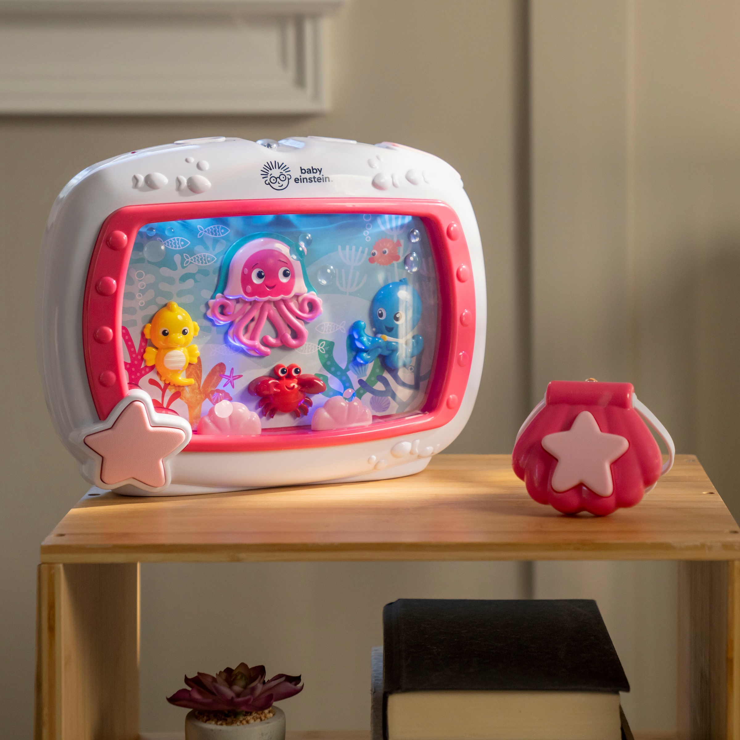 Baby Einstein Nachtlicht »Sea Dreams Soother Sleep Soother« LED-Modul blau inklusive Fernbedienung